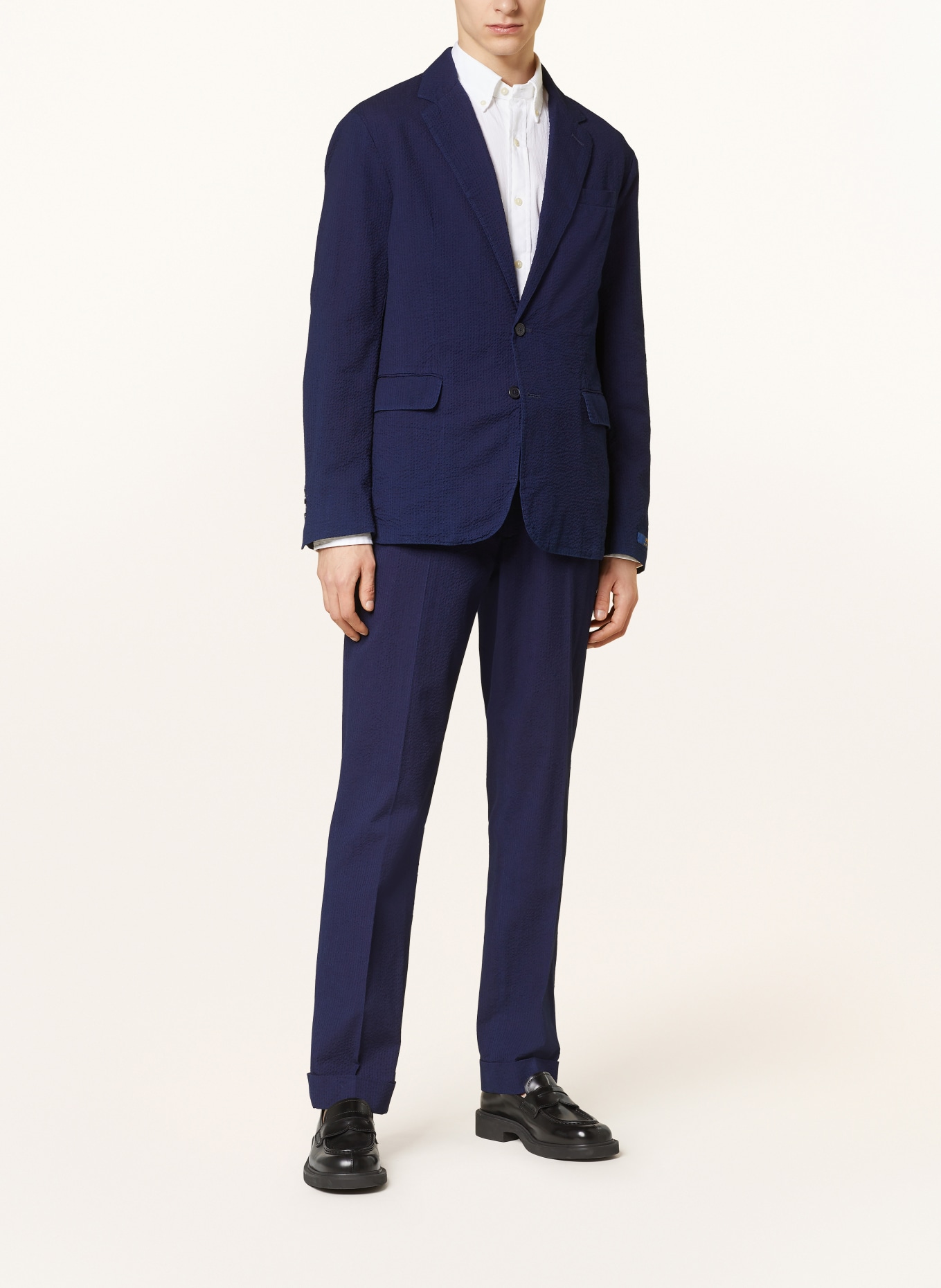 POLO RALPH LAUREN Suit trousers regular fit, Color: 001 BRIGHT BLUE/WHITE (Image 2)