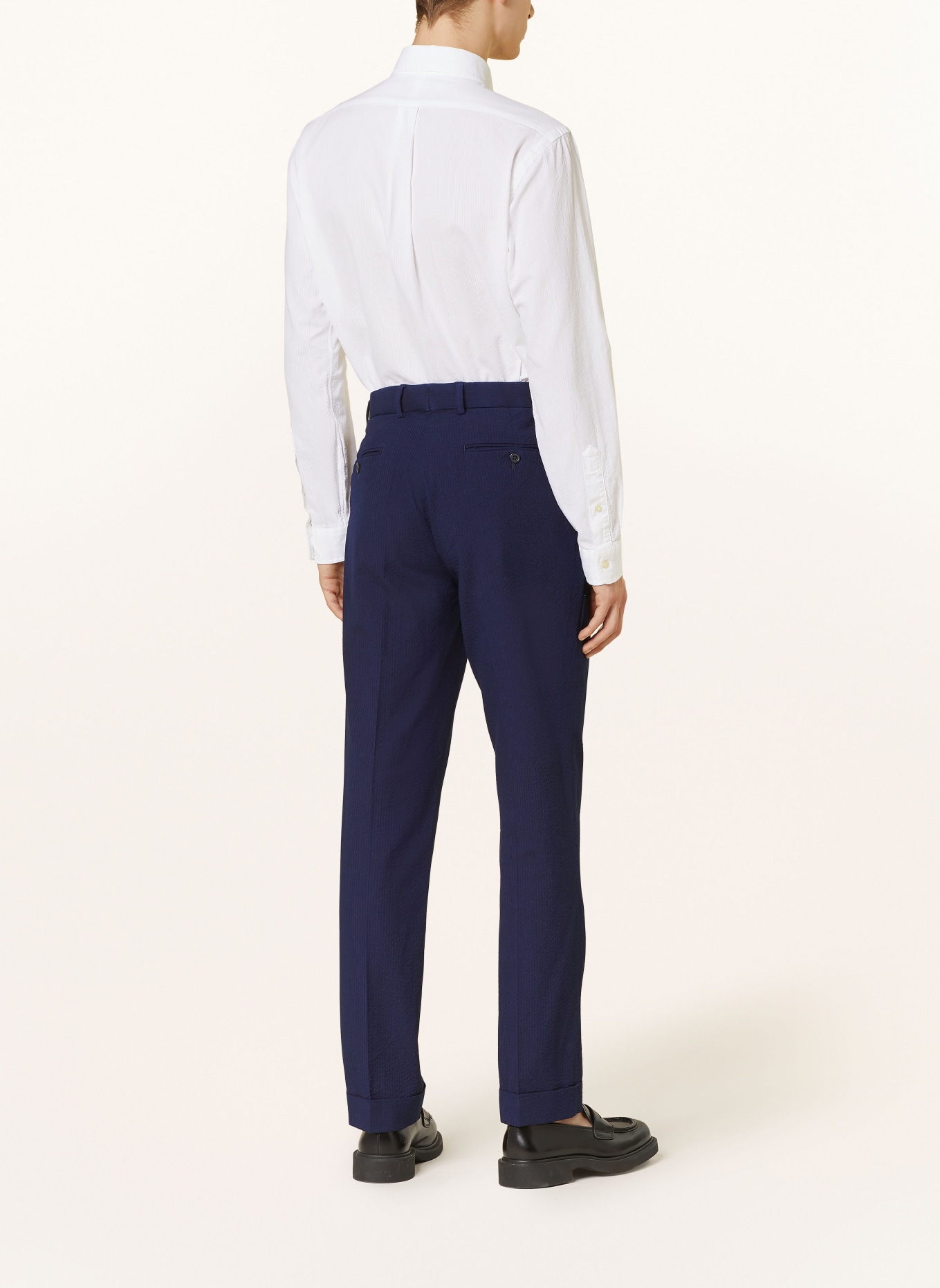 POLO RALPH LAUREN Spodnie garniturowe regular fit, Kolor: 001 BRIGHT BLUE/WHITE (Obrazek 4)
