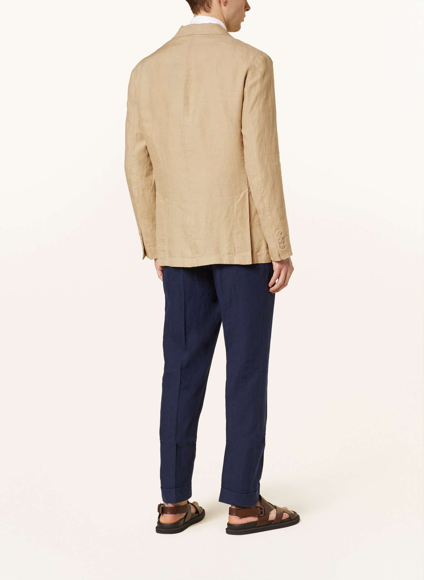 POLO RALPH LAUREN Linen blazer slim fit, Color: 007 COASTAL BEIGE (Image 3)