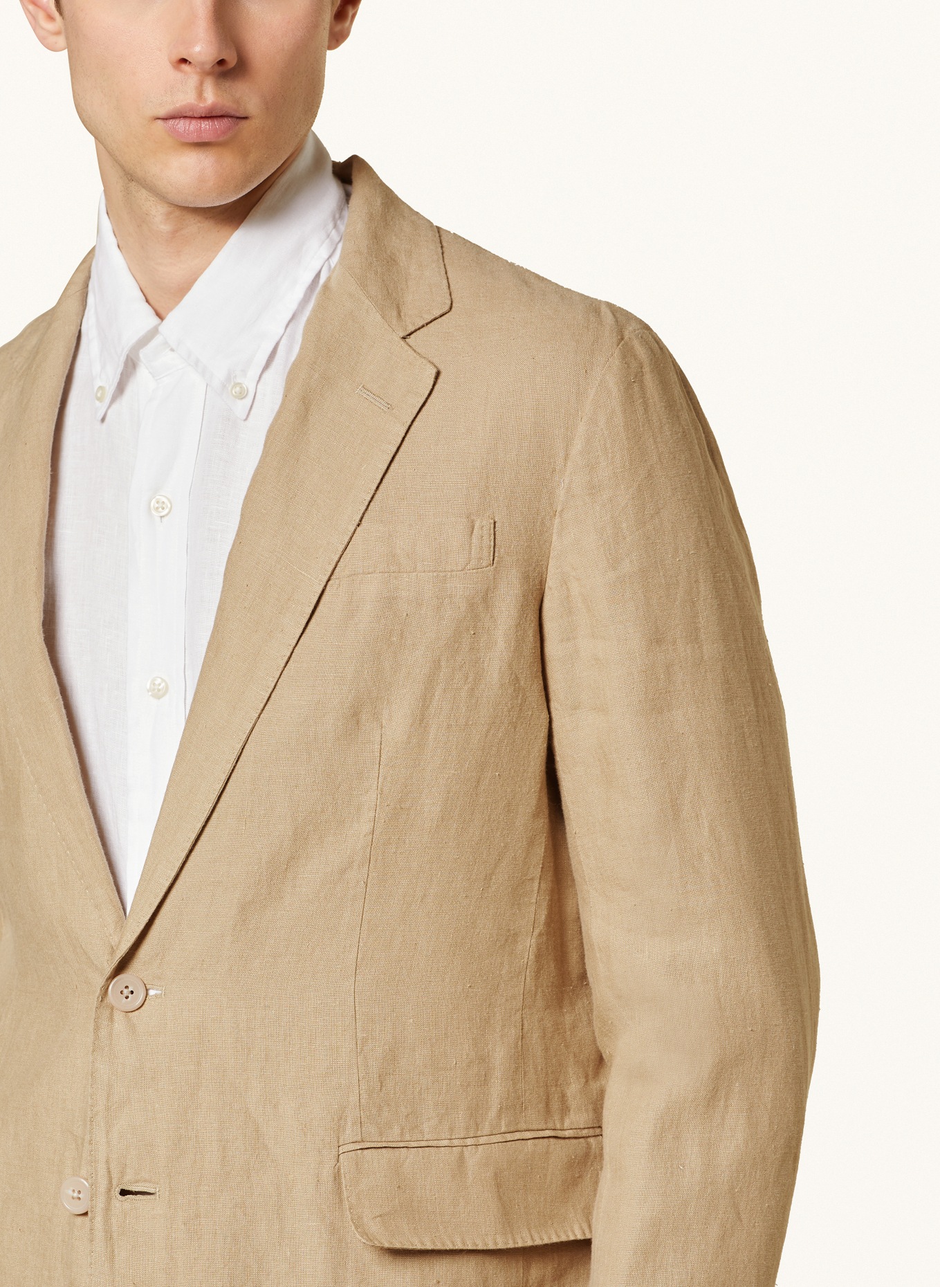 POLO RALPH LAUREN Linen blazer slim fit, Color: 007 COASTAL BEIGE (Image 5)