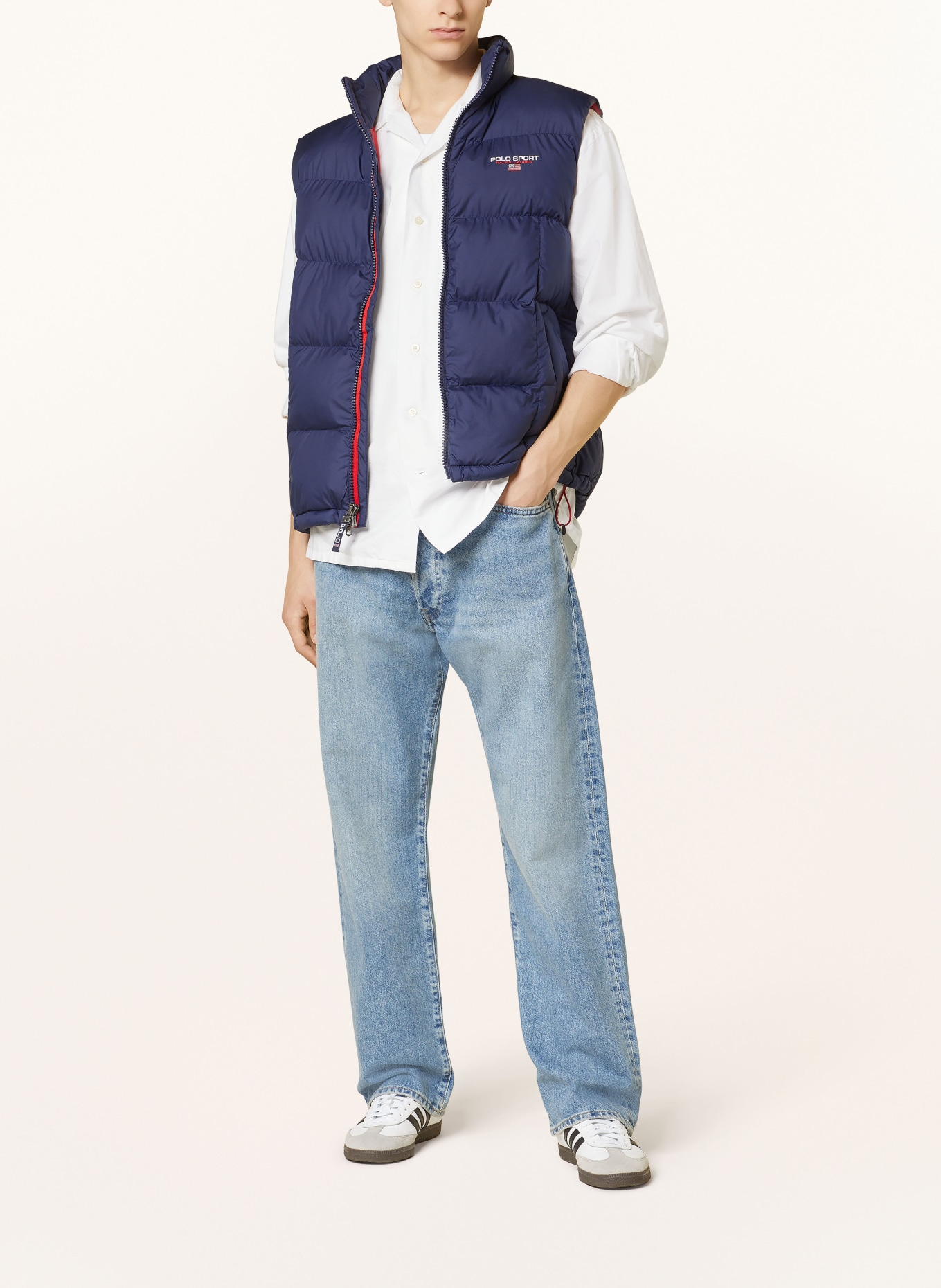 POLO SPORT Quilted vest, Color: DARK BLUE (Image 2)
