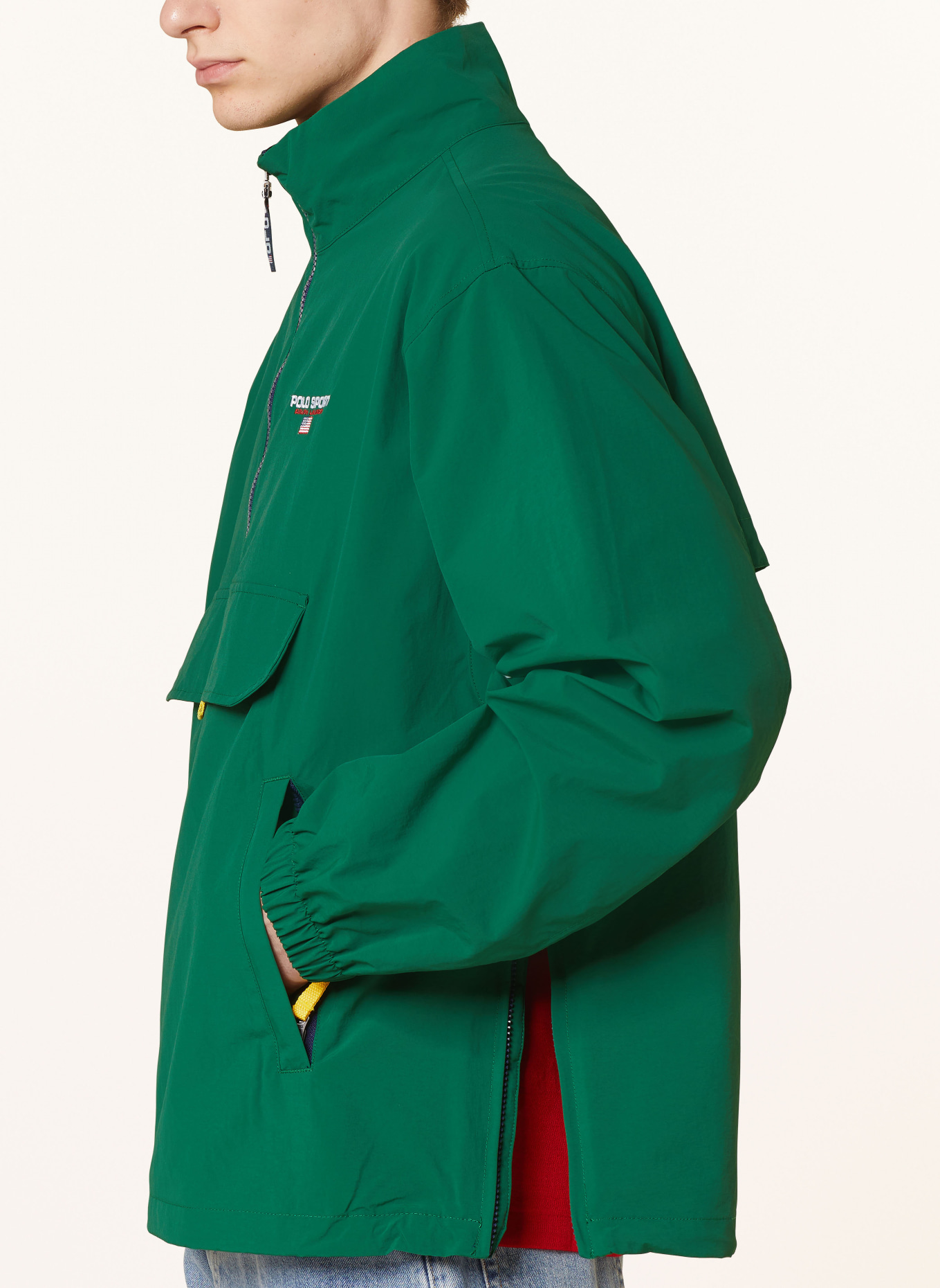 POLO SPORT Anorak jacket, Color: GREEN (Image 4)