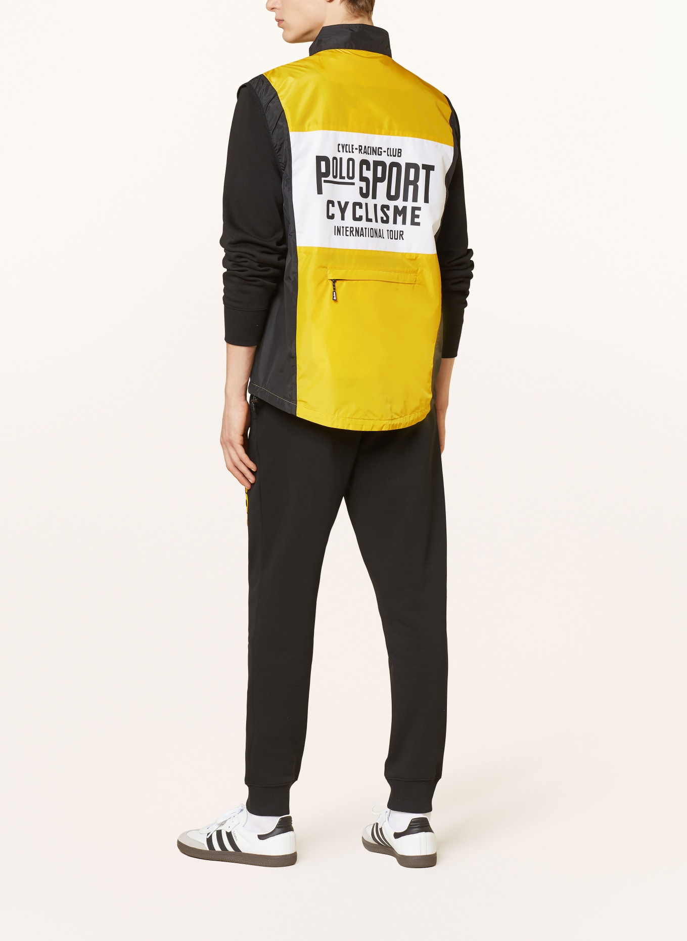 POLO SPORT Vest, Color: BLACK/ WHITE/ YELLOW (Image 3)