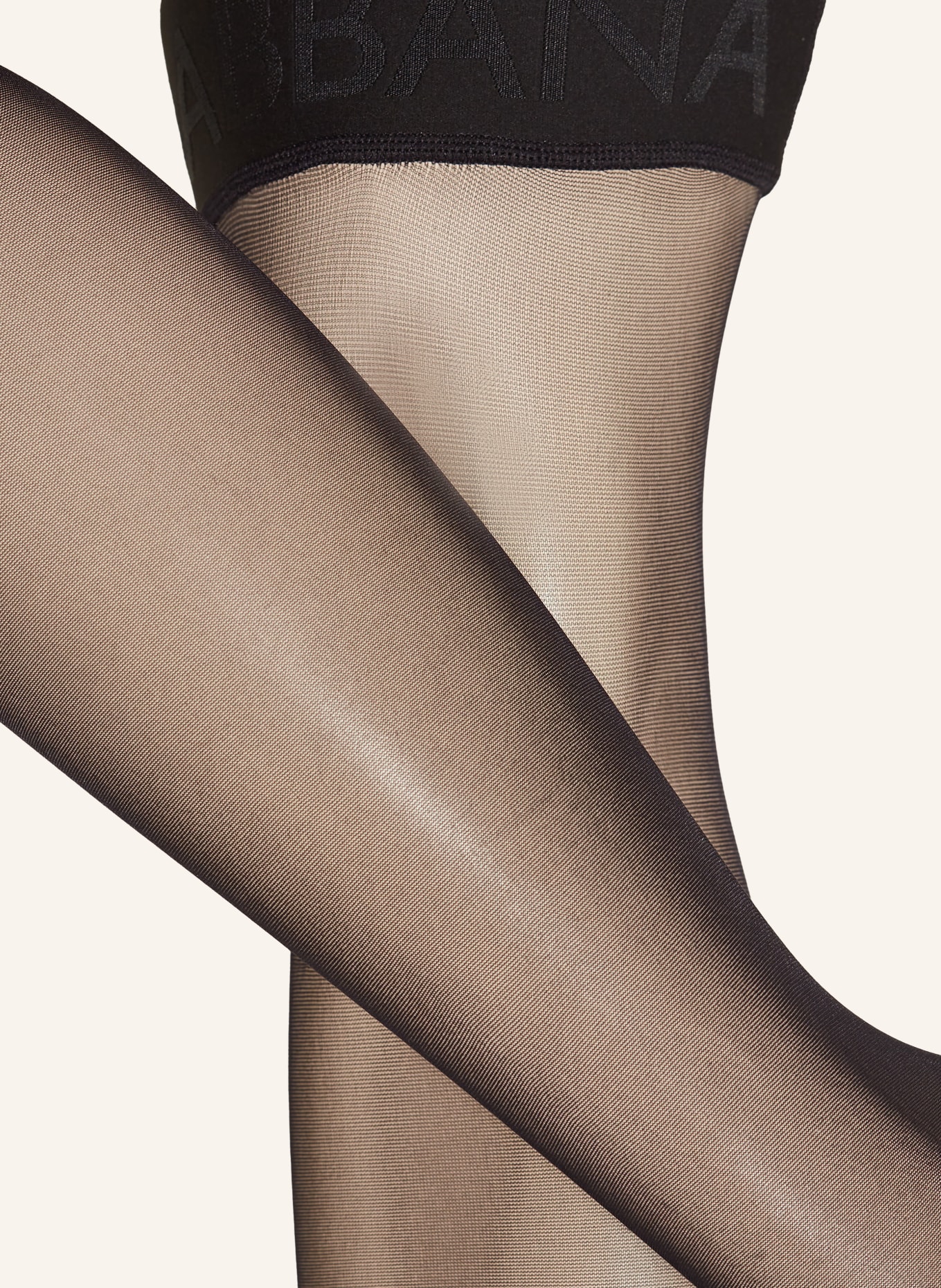 DOLCE & GABBANA Fine knee high stockings with gift box, Color: N0000 NERO (Image 2)