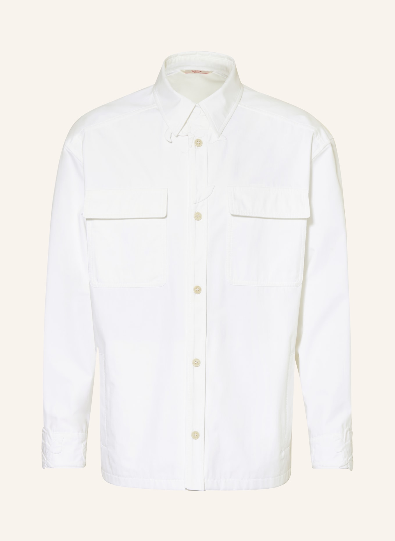VALENTINO Overshirt, Color: WHITE (Image 1)