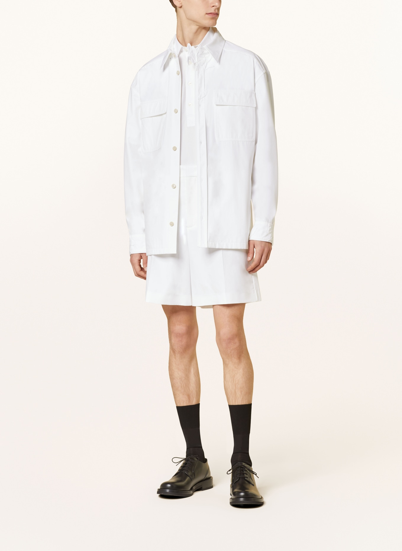 VALENTINO Overshirt, Color: WHITE (Image 2)