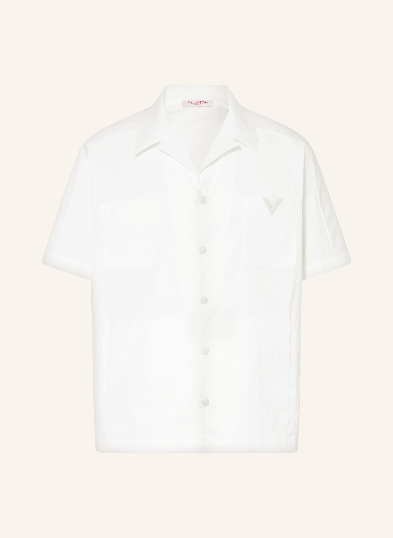 VALENTINO Resort shirt comfort fit, Color: WHITE (Image 1)