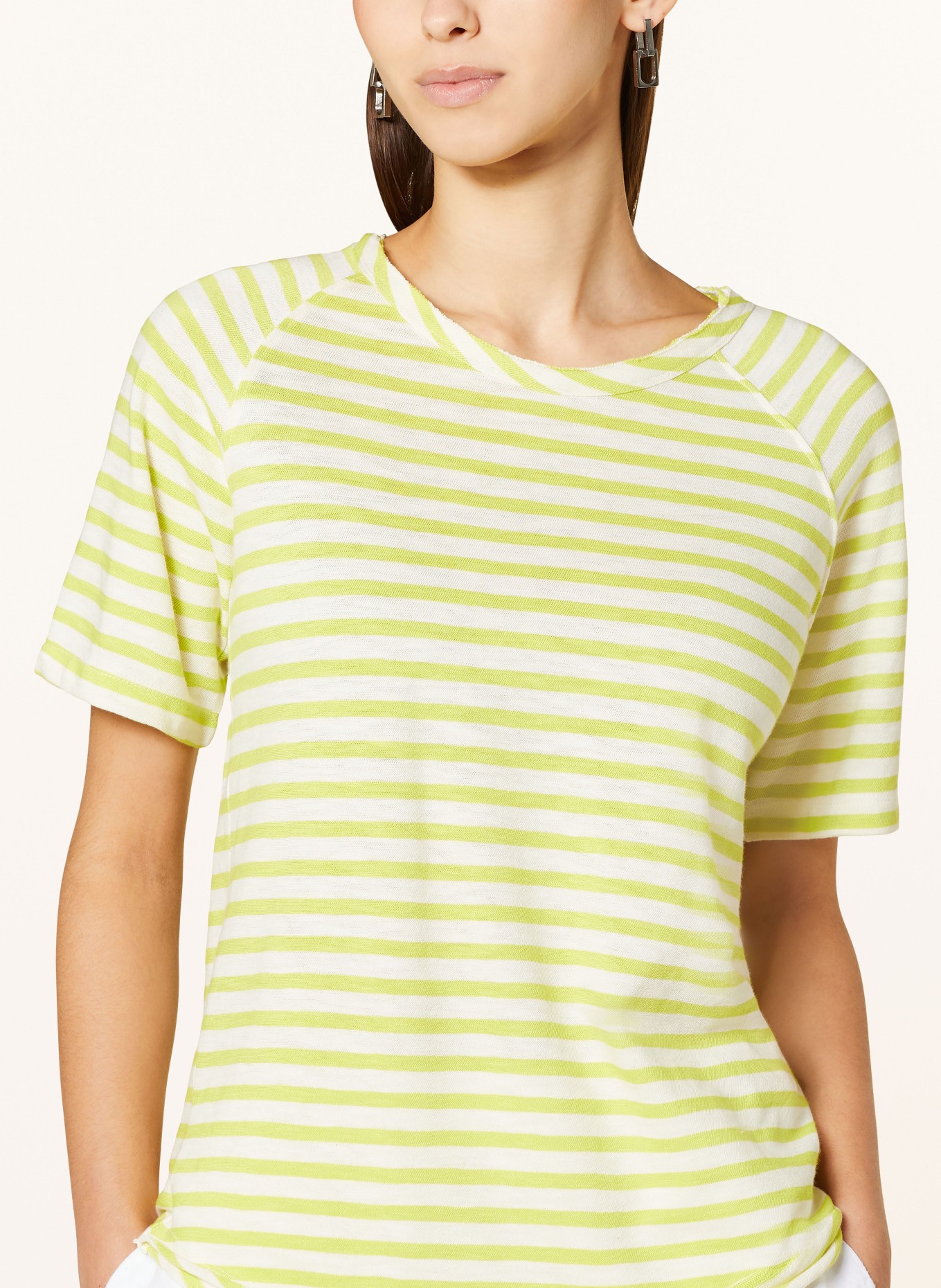 Smith & Soul T-shirt, Color: WHITE/ LIGHT GREEN (Image 4)