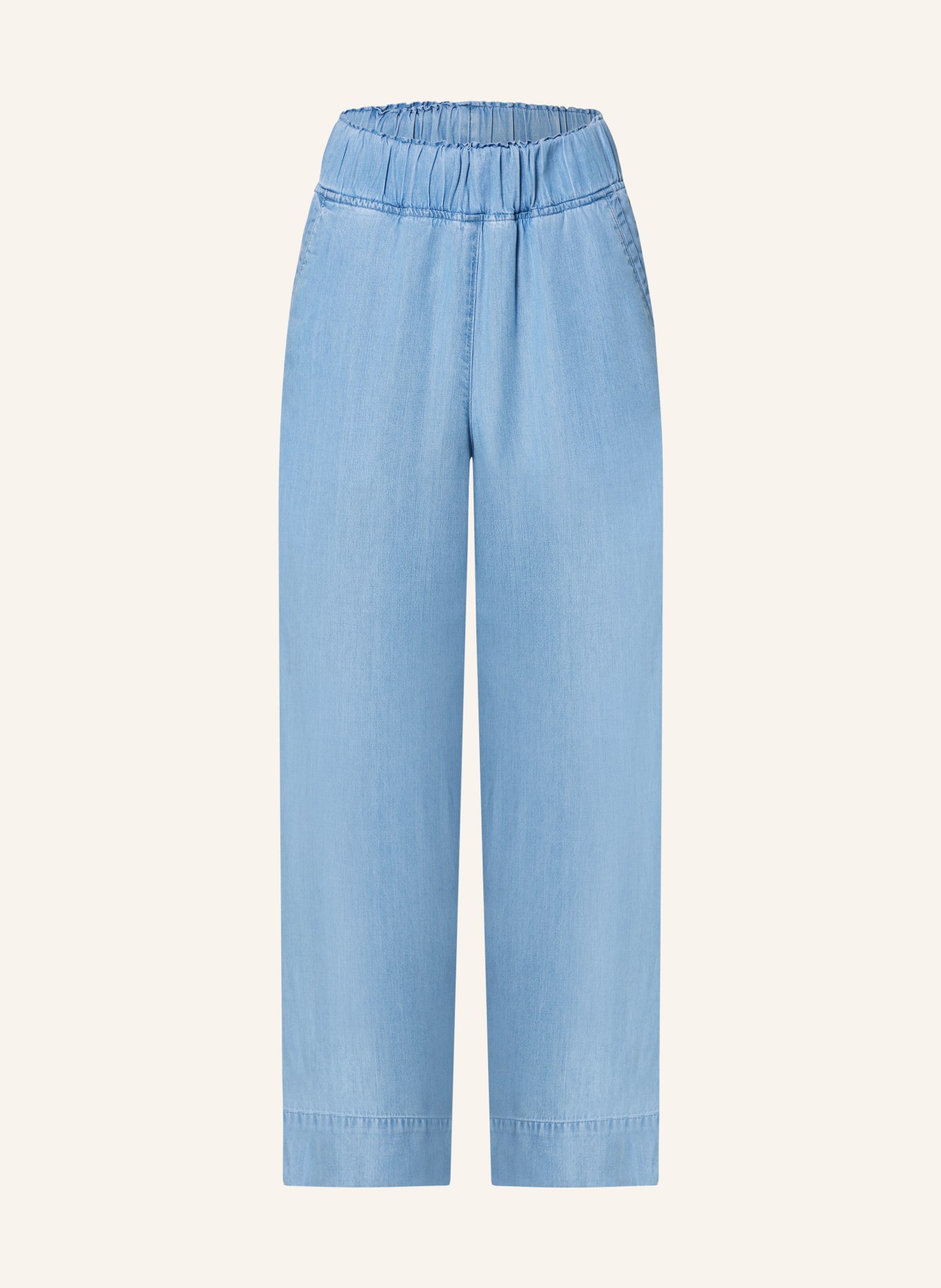Smith & Soul Wide leg trousers in denim look, Color: LIGHT BLUE (Image 1)