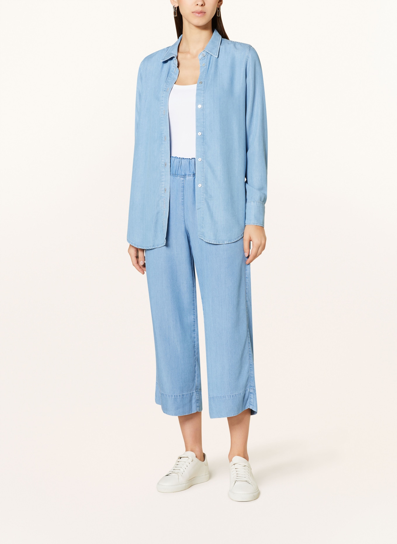 Smith & Soul Wide leg trousers in denim look, Color: LIGHT BLUE (Image 2)