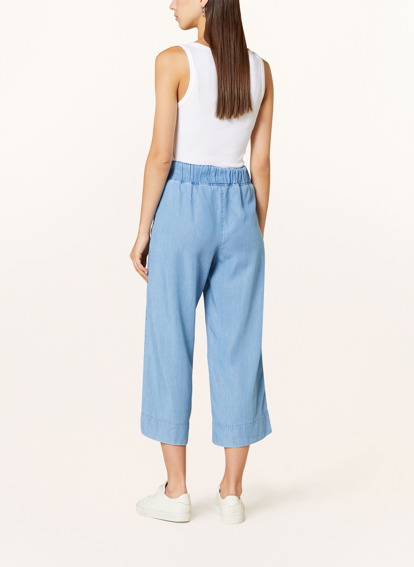 Smith & Soul Wide leg trousers in denim look, Color: LIGHT BLUE (Image 3)