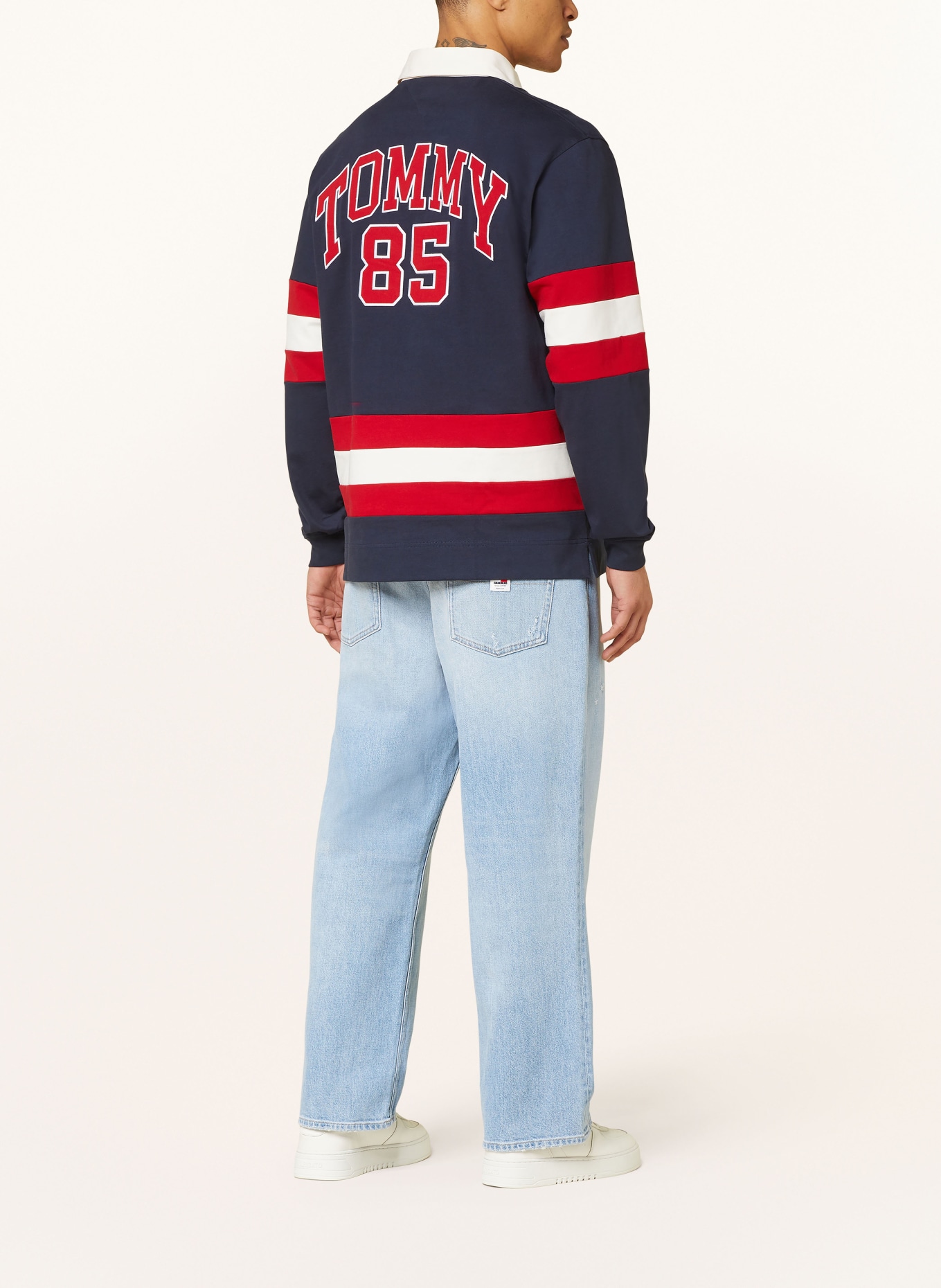 TOMMY JEANS Rugby shirt, Color: DARK BLUE/ RED/ WHITE (Image 2)
