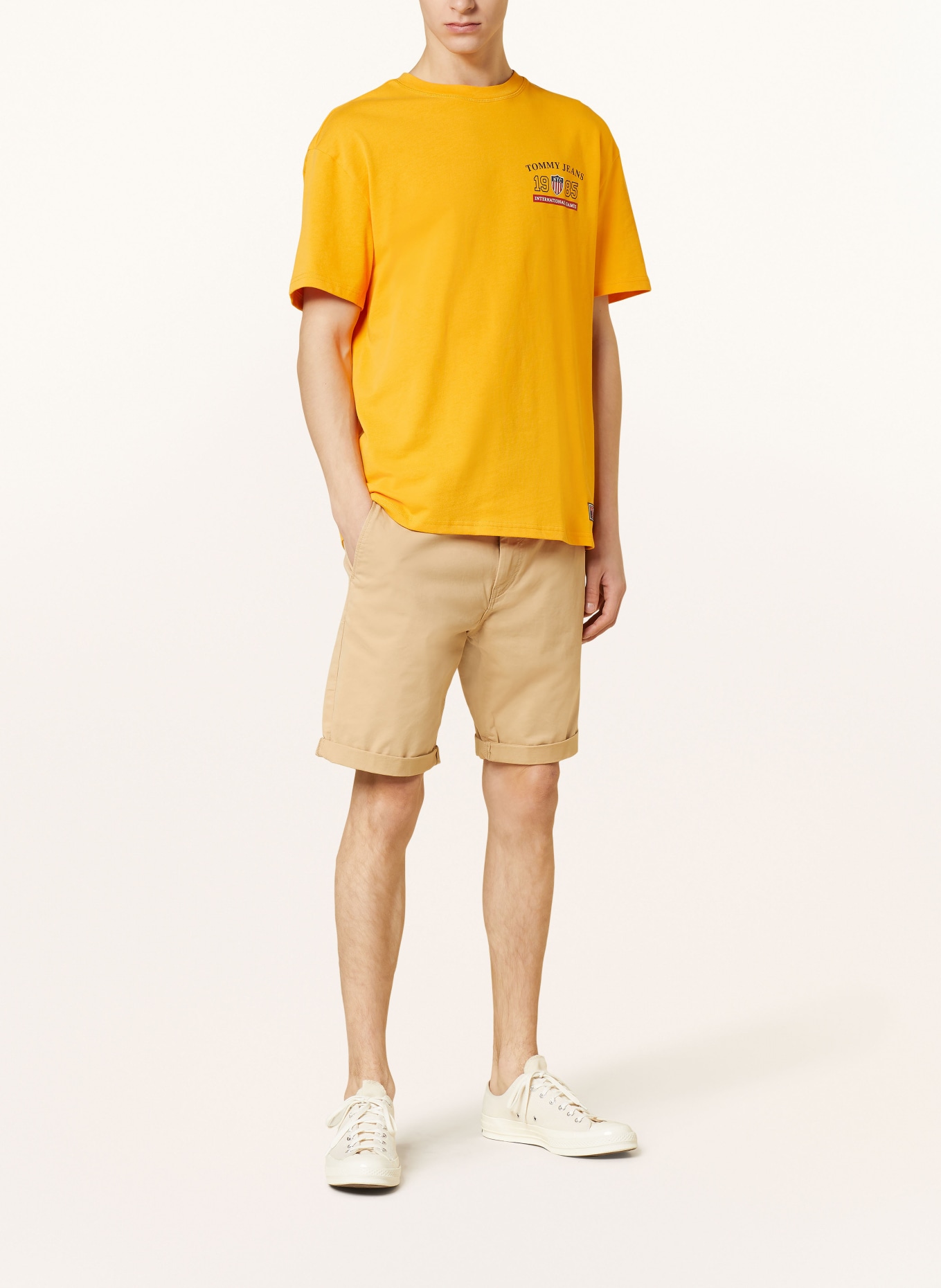 TOMMY JEANS T-Shirt, Farbe: ORANGE (Bild 3)