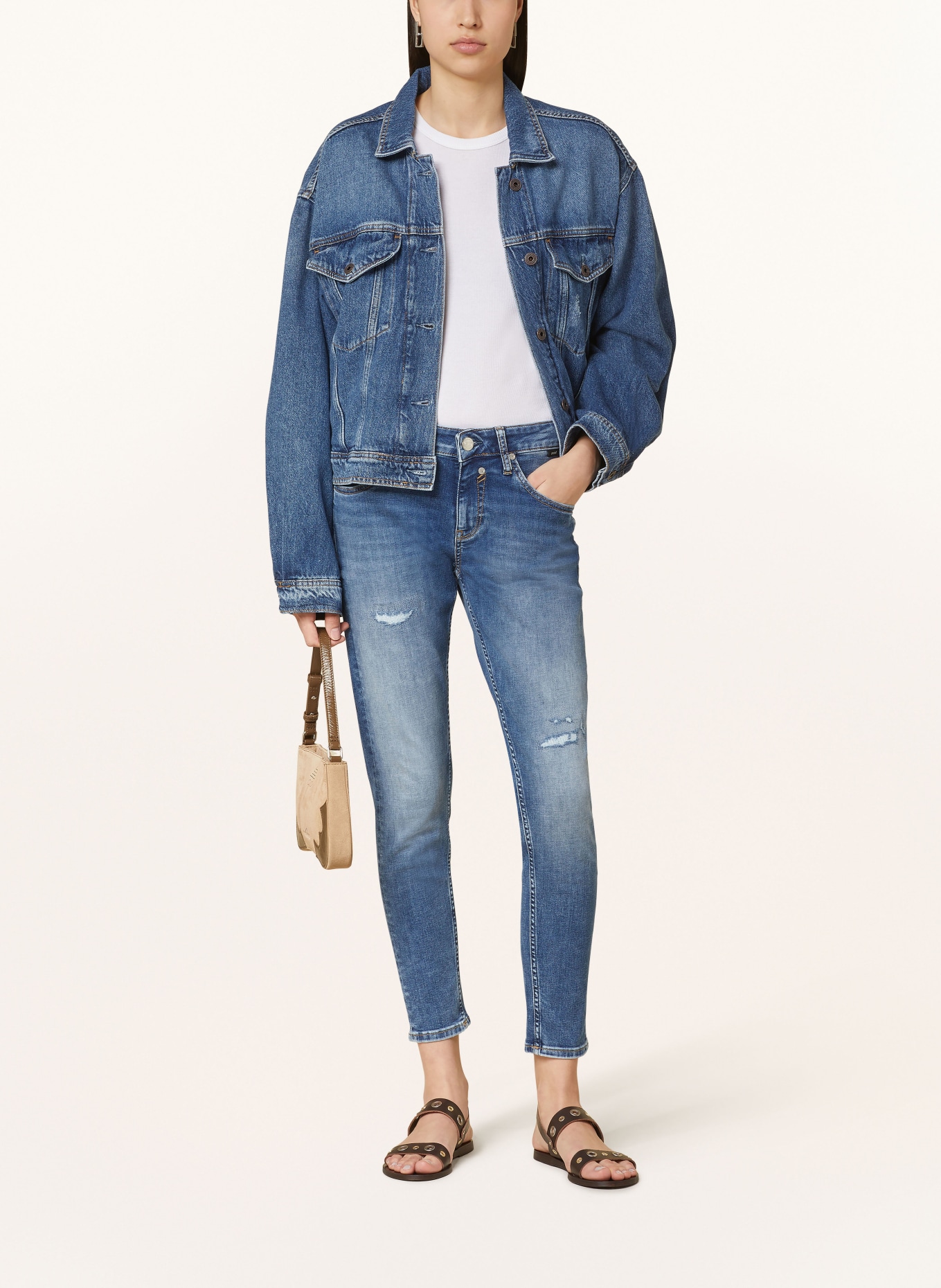 mavi Skinny Jeans MATILDA, Farbe: 86318 mid blue brushed premium indig (Bild 2)