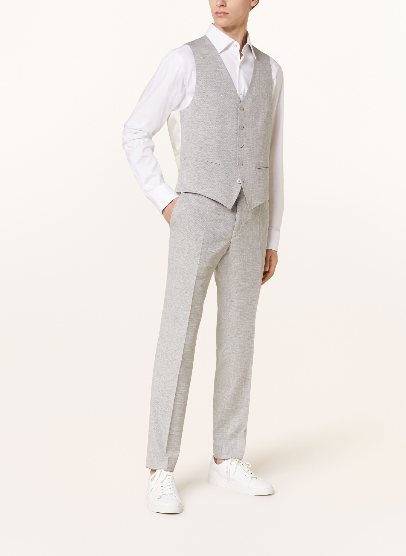 pierre cardin Suit vest HUGO extra slim fit, Color: LIGHT GRAY (Image 2)
