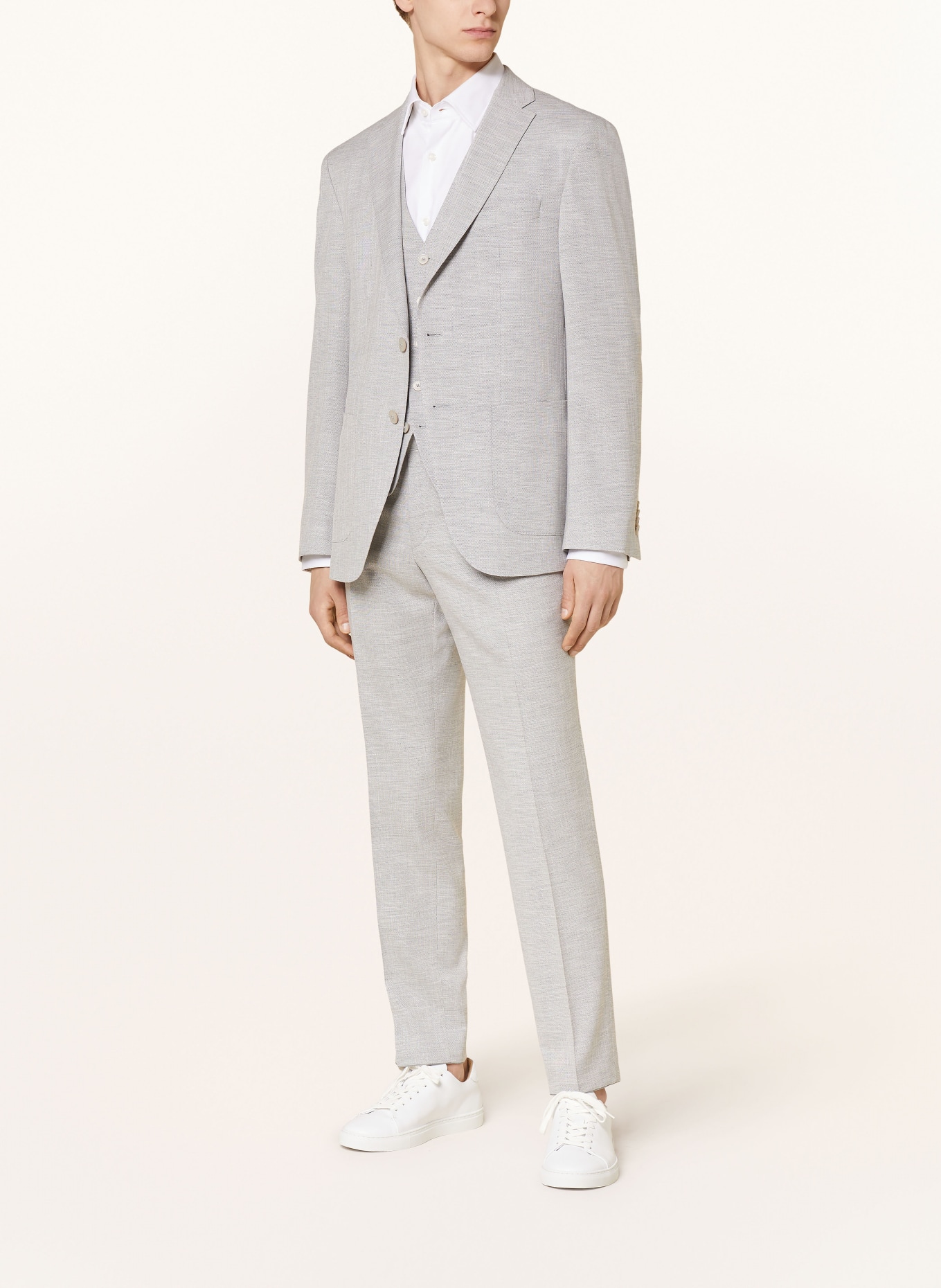 pierre cardin Suit vest HUGO extra slim fit, Color: LIGHT GRAY (Image 4)