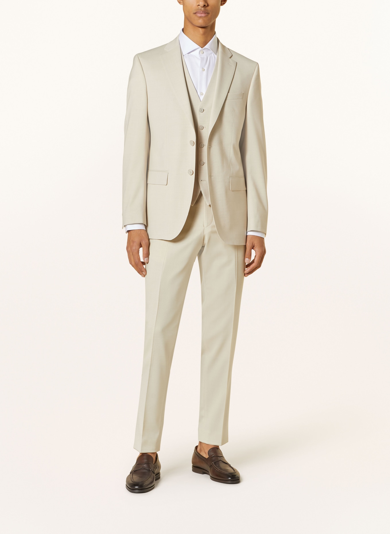 pierre cardin Suit vest HUGO extra slim fit in mixed materials, Color: 1011 Vapor (Image 4)