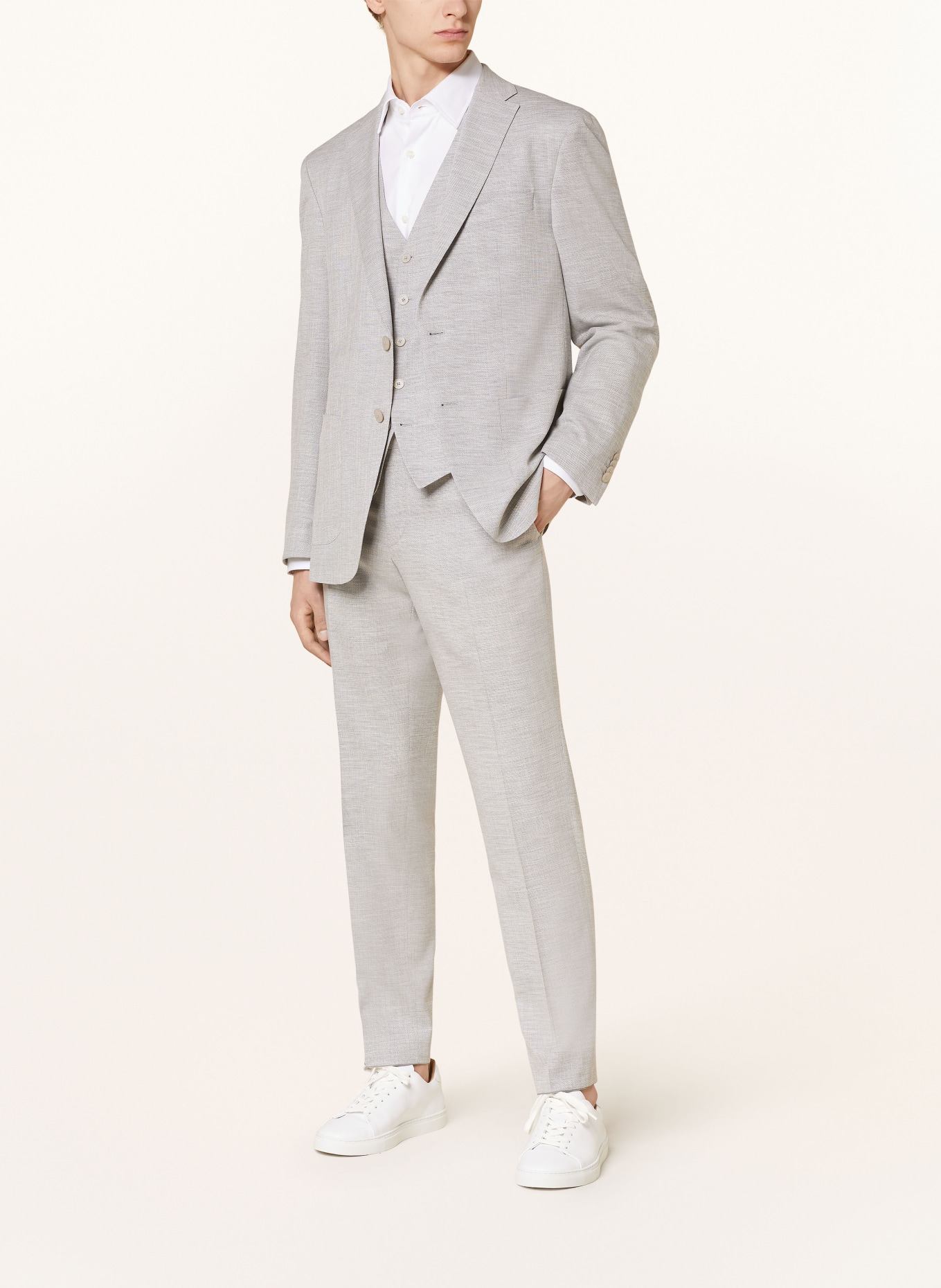 pierre cardin Suit trousers RYAN extra slim fit, Color: LIGHT GRAY (Image 2)