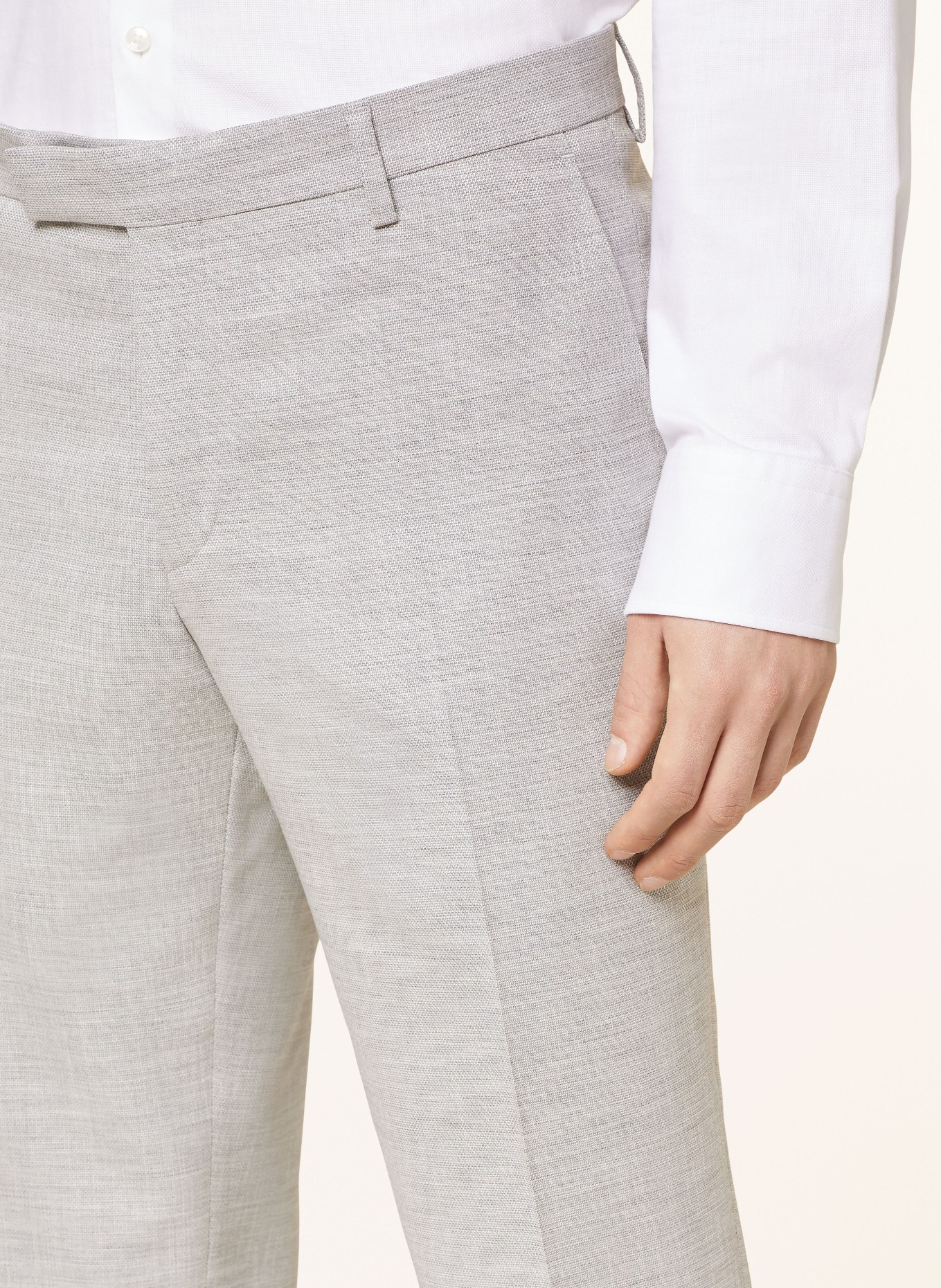 pierre cardin Suit trousers RYAN extra slim fit, Color: LIGHT GRAY (Image 6)