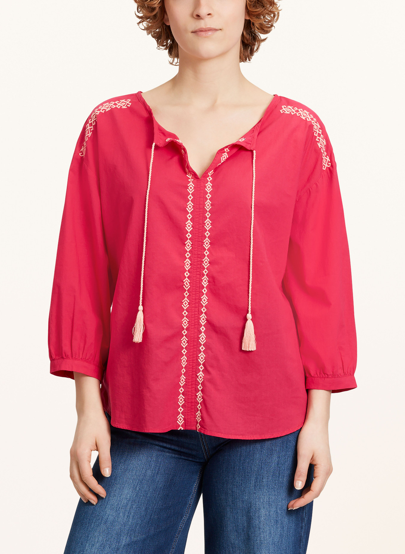 CARTOON Shirt blouse with 3/4 sleeves, Color: PINK (Image 2)