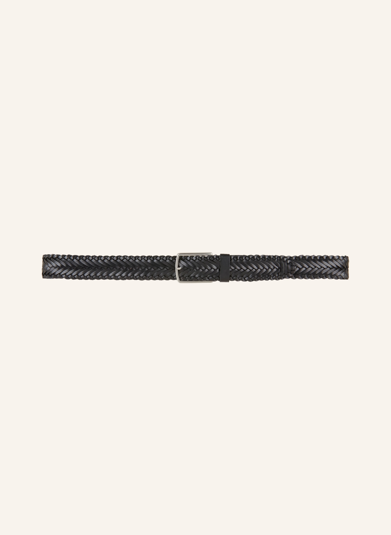 MONTI Leather belt MORCOTE, Color: BLACK (Image 2)