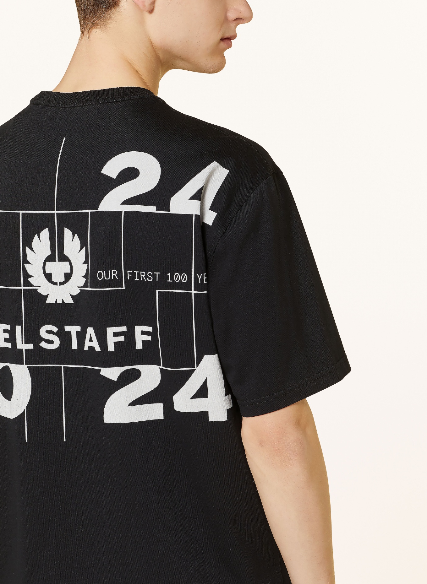 BELSTAFF T-Shirt CENTENARY, Kolor: CZARNY (Obrazek 4)