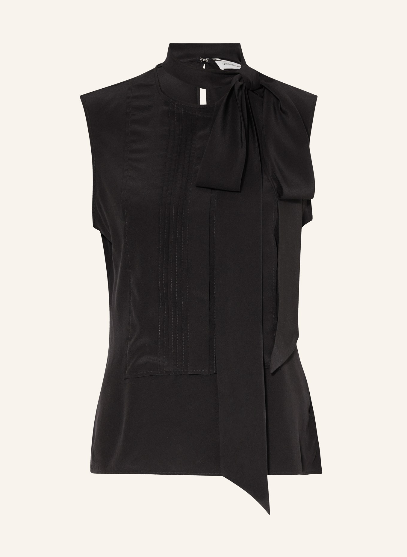 VICTORIABECKHAM Blouse top made of silk, Color: BLACK (Image 1)