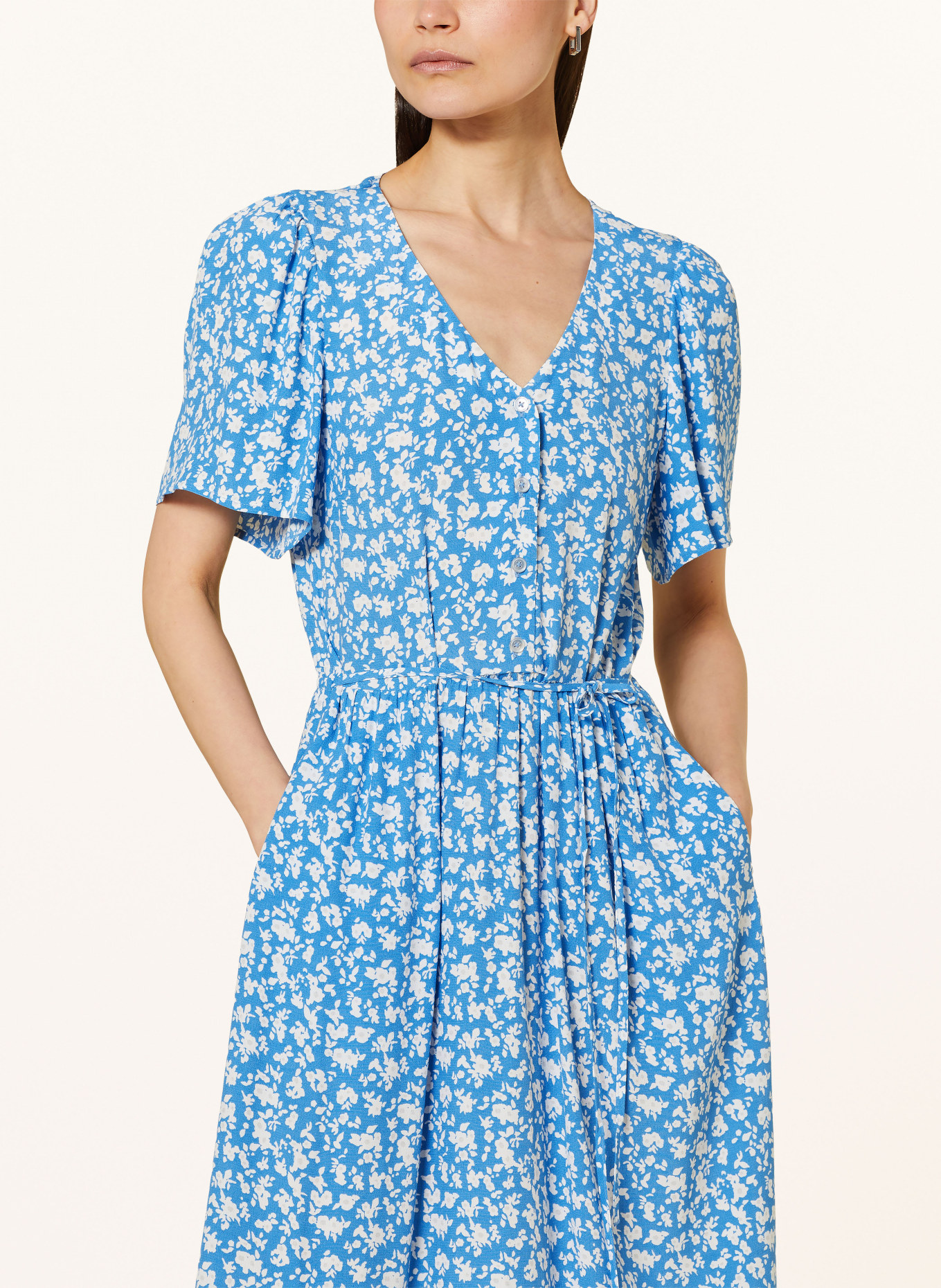 Marc O'Polo DENIM Dress, Color: LIGHT BLUE/ WHITE (Image 4)