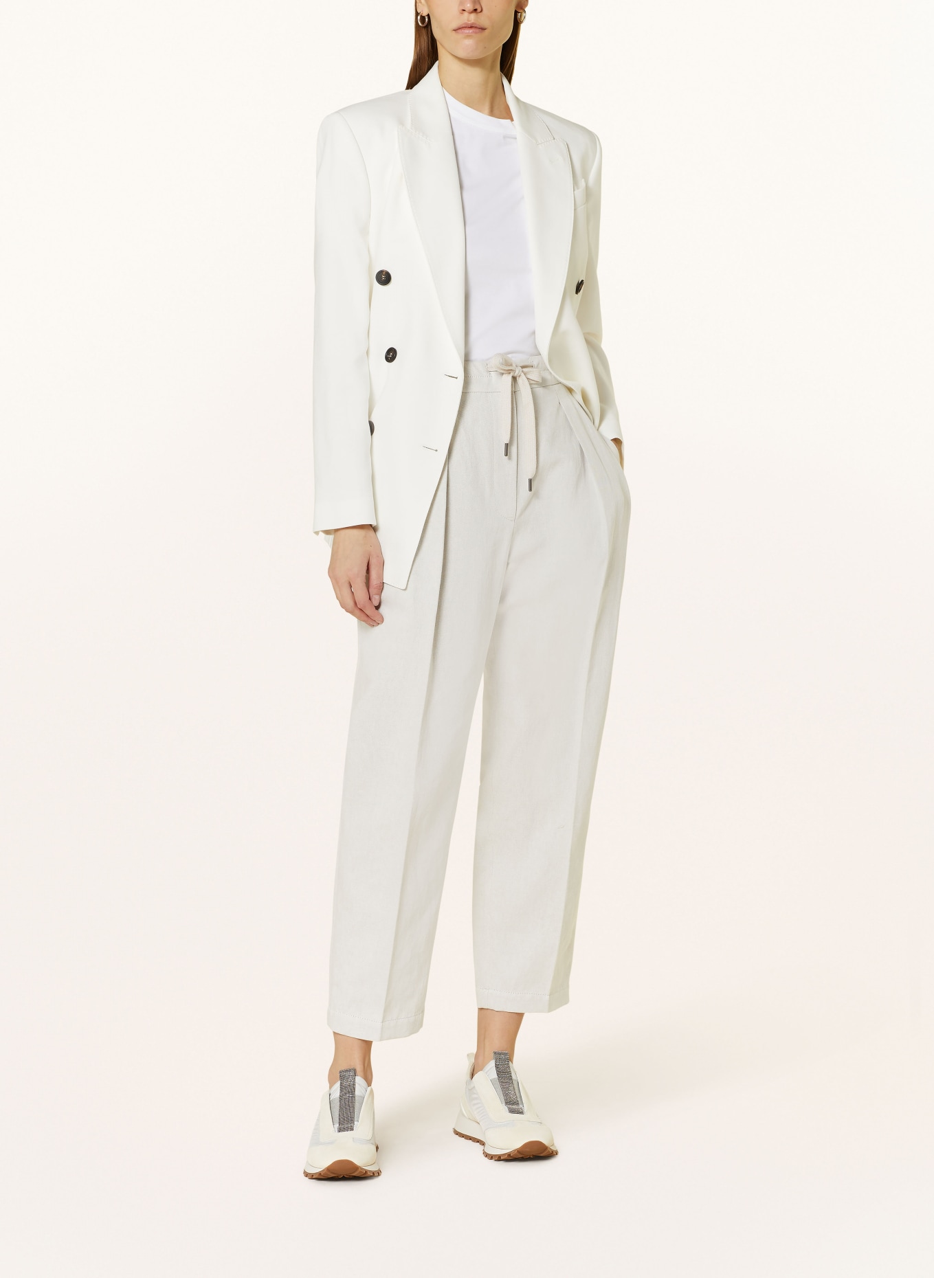 BRUNELLO CUCINELLI Pants in jogger style, Color: LIGHT GRAY (Image 2)