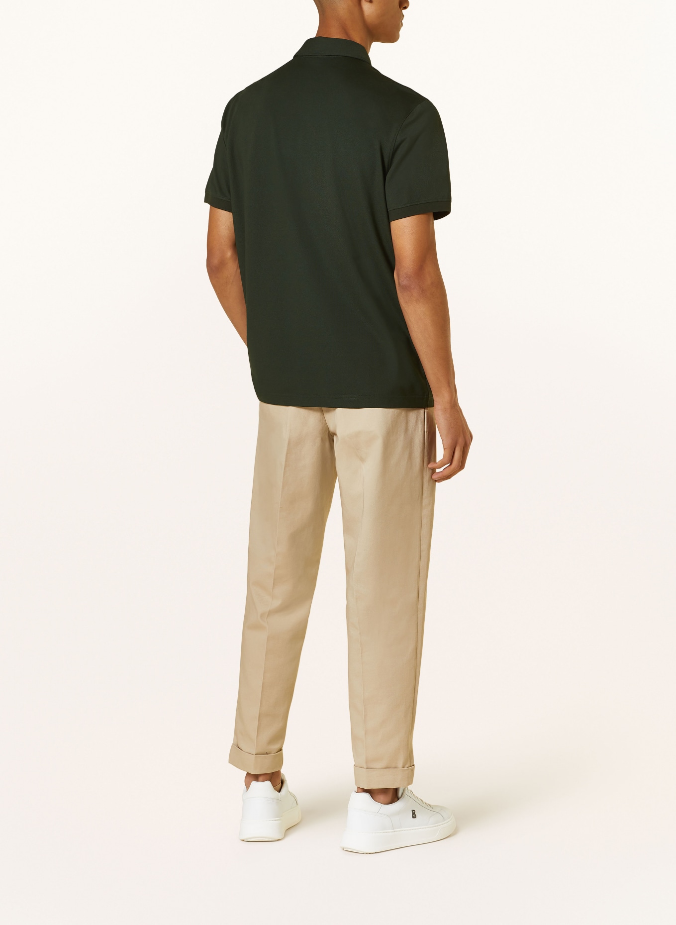 BOGNER Piqué polo shirt TIMO regular fit, Color: DARK GREEN (Image 3)