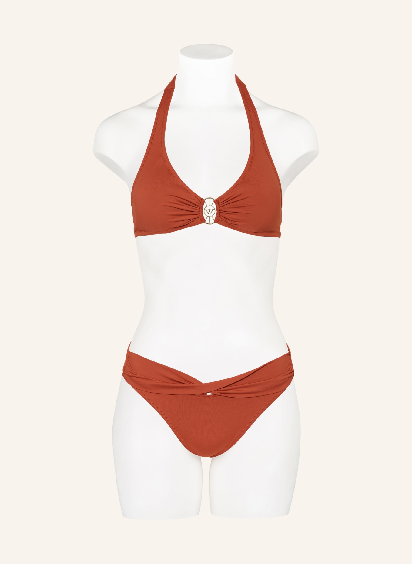watercult Basic bikini bottoms THE ESSENTIALS, Color: DARK ORANGE (Image 2)