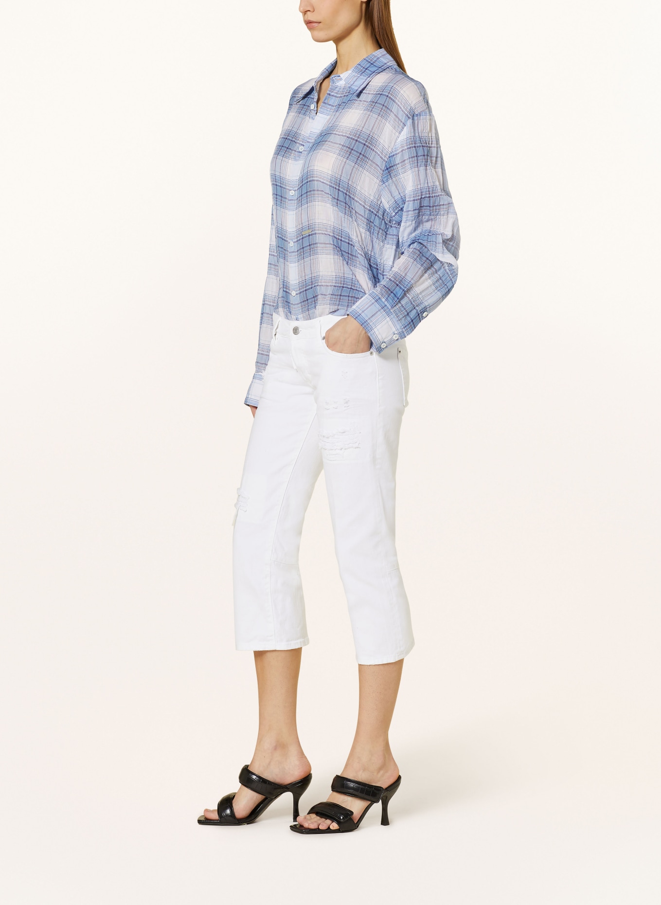DSQUARED2 7/8 jeans CAPRI, Color: 100 WHITE (Image 4)