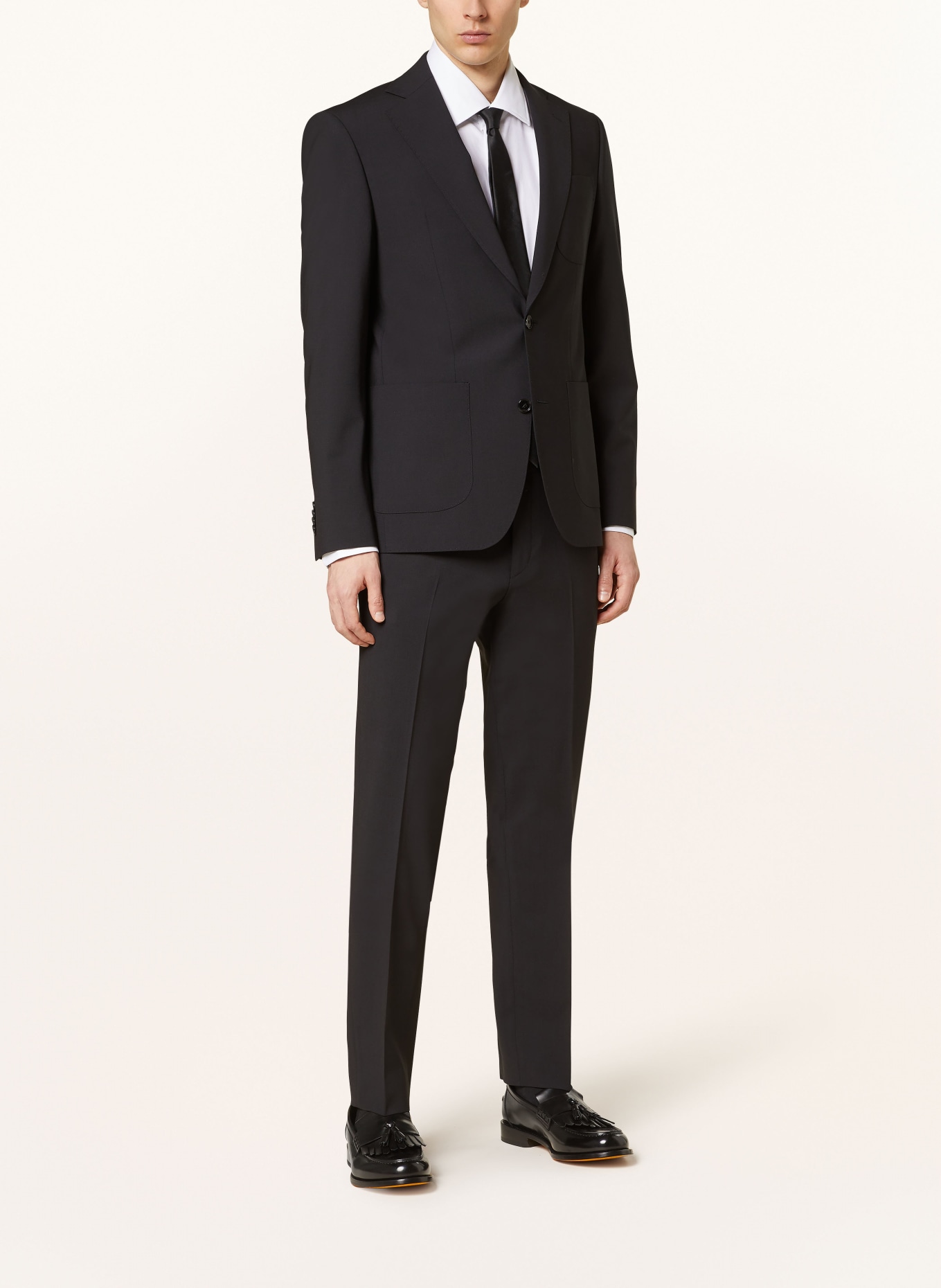 SAND COPENHAGEN Oblekové kalhoty Slim Fit, Barva: 200 BLACK (Obrázek 2)