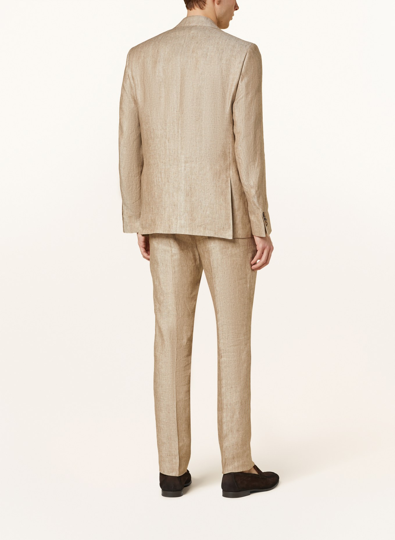 SAND COPENHAGEN Suit jacket slim fit in linen, Color: 214 BEIGE (Image 3)