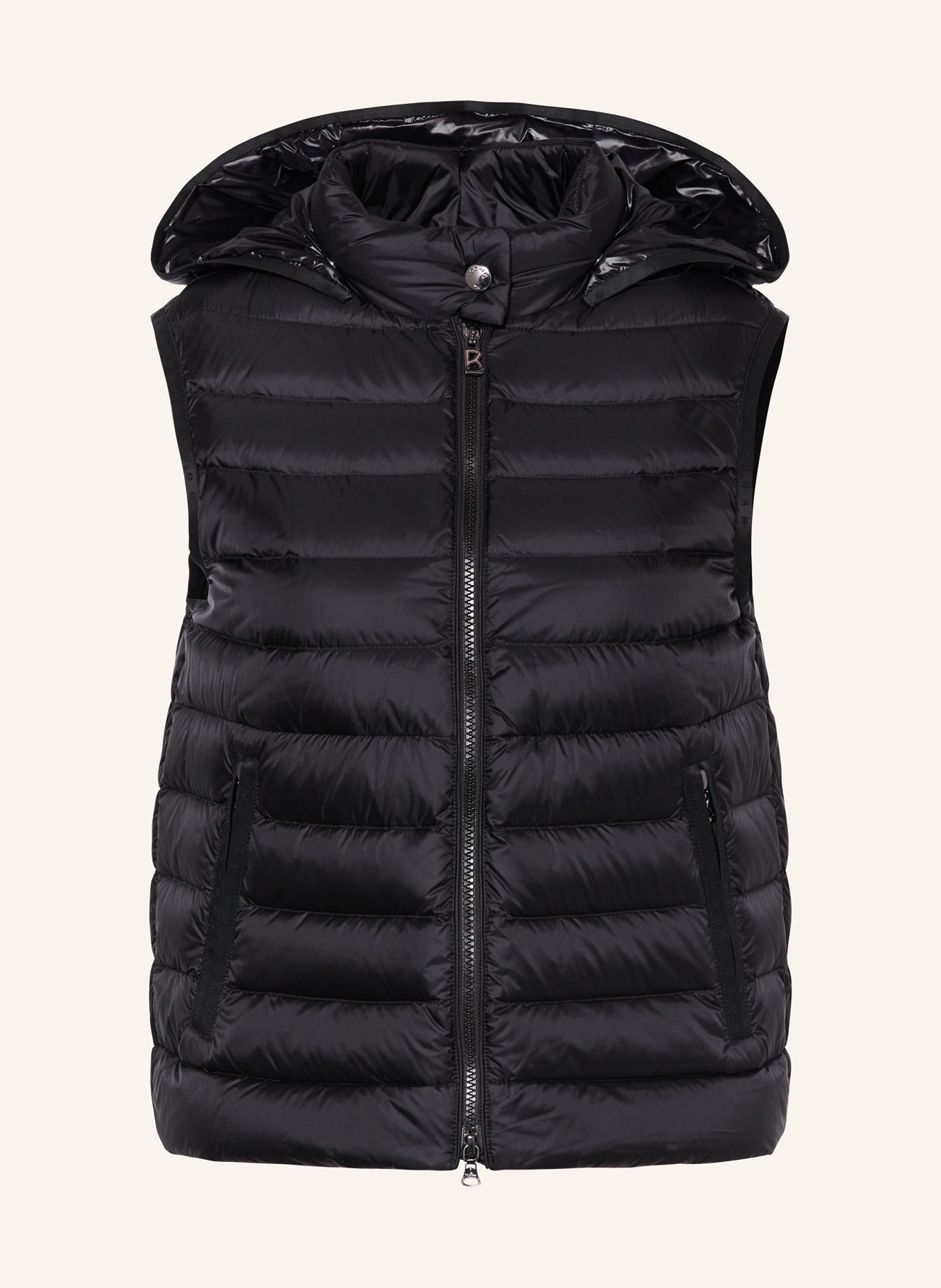 BOGNER Lightweight down vest TAYRA with detachable hood, Color: BLACK (Image 1)