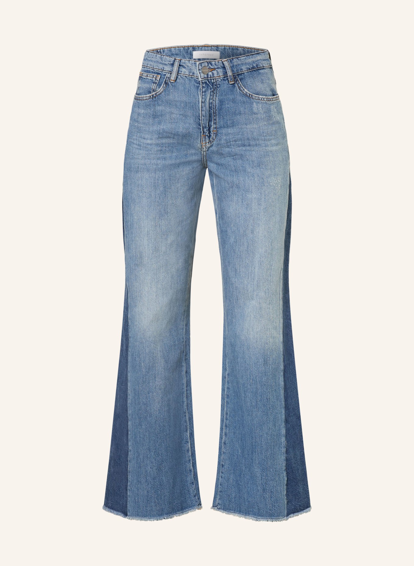 rich&royal Flared jeans, Color: 700 DENIM BLUE (Image 1)