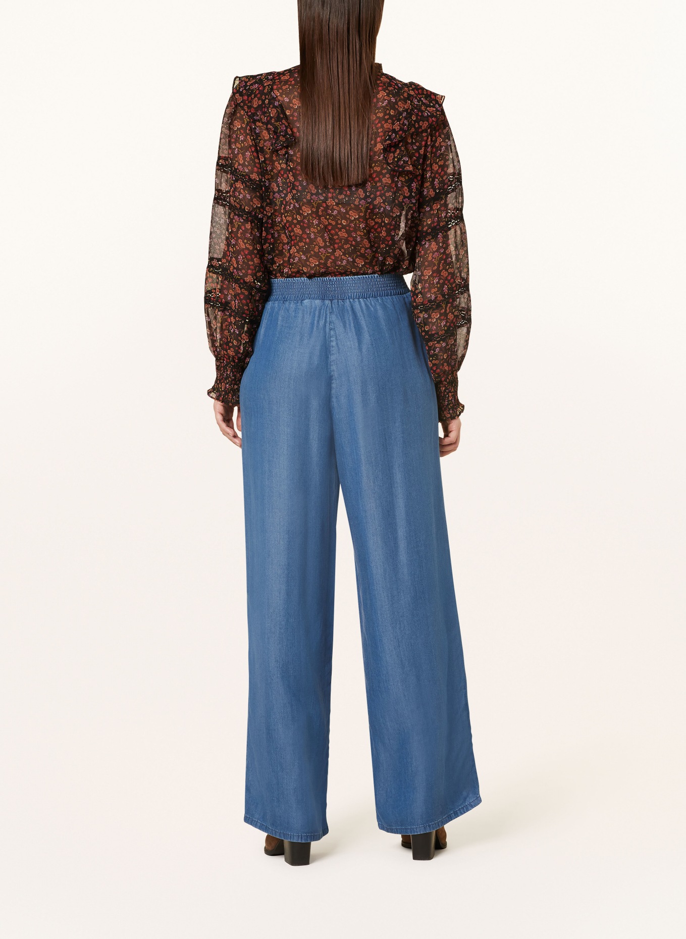 rich&royal Kalhoty Marlene s džínovým vzhledem, Barva: 700 DENIM BLUE (Obrázek 3)