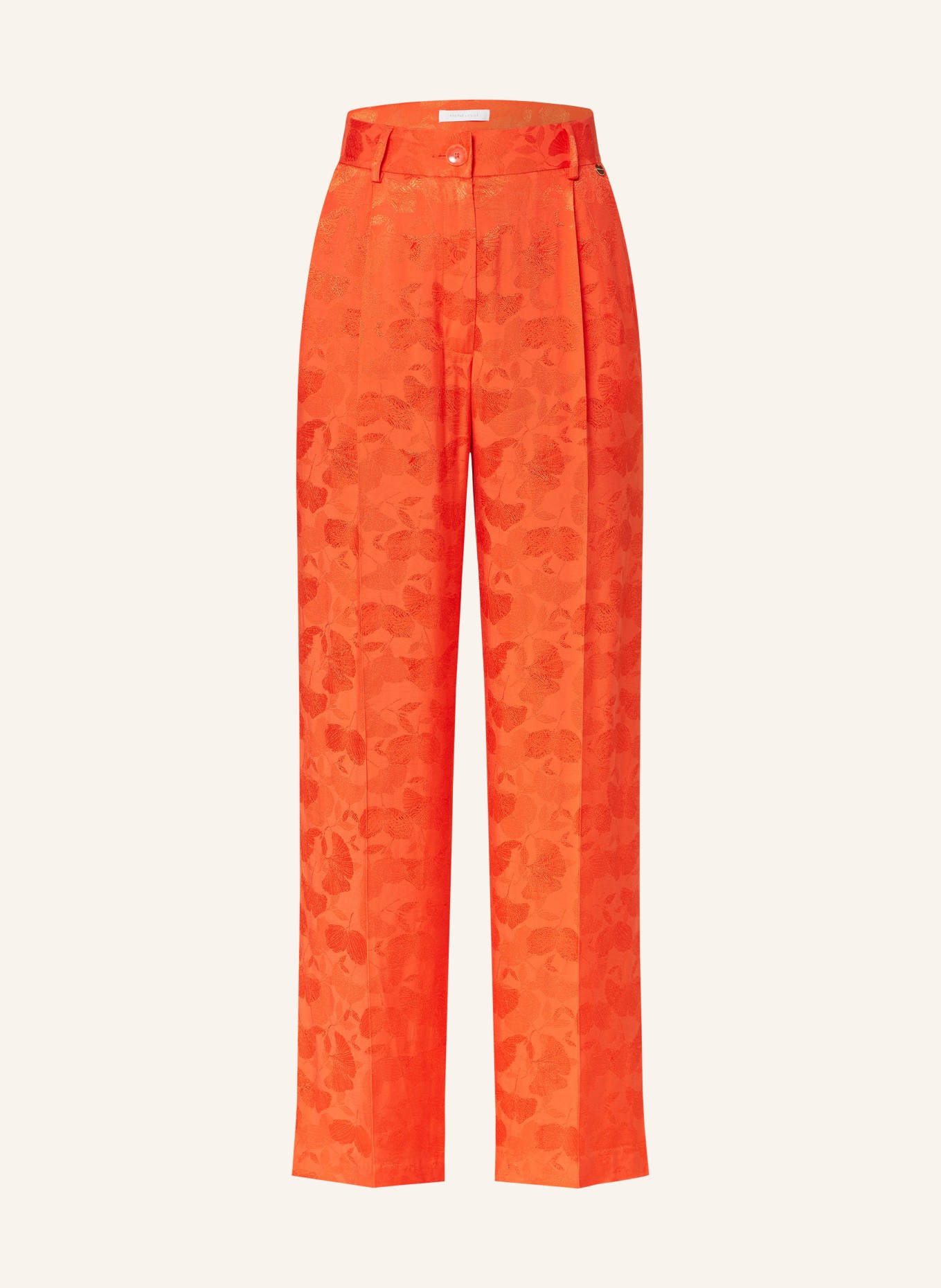 rich&royal Jacquard trousers, Color: RED (Image 1)