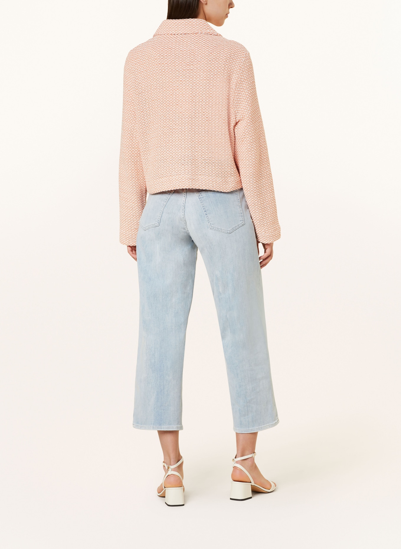 Rich & Royal Kastenjacke mit Glitzergarn: 348 apricot peach