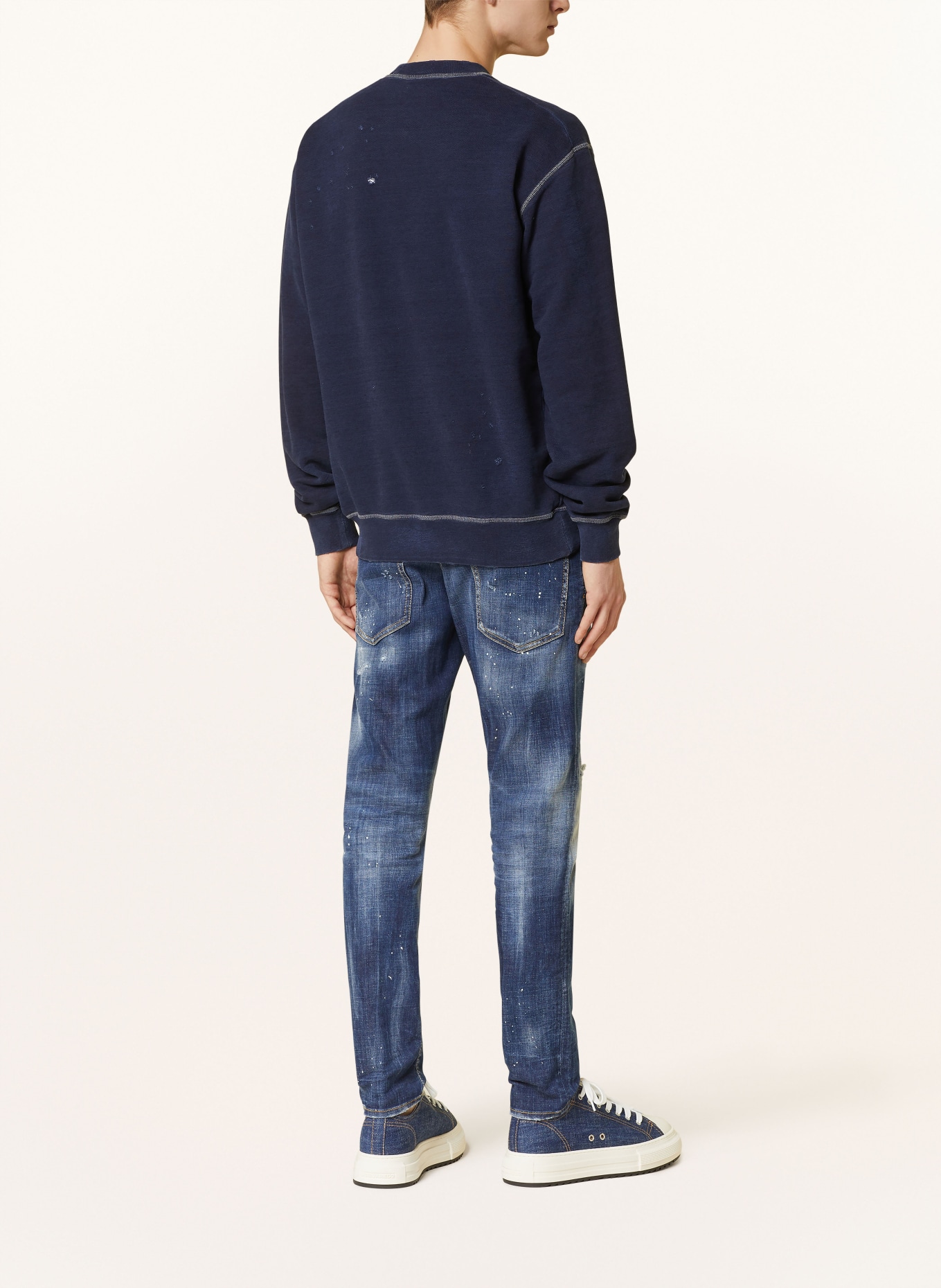DSQUARED2 Jeans SKATER slim fit, Color: 470 NAVY BLUE (Image 3)