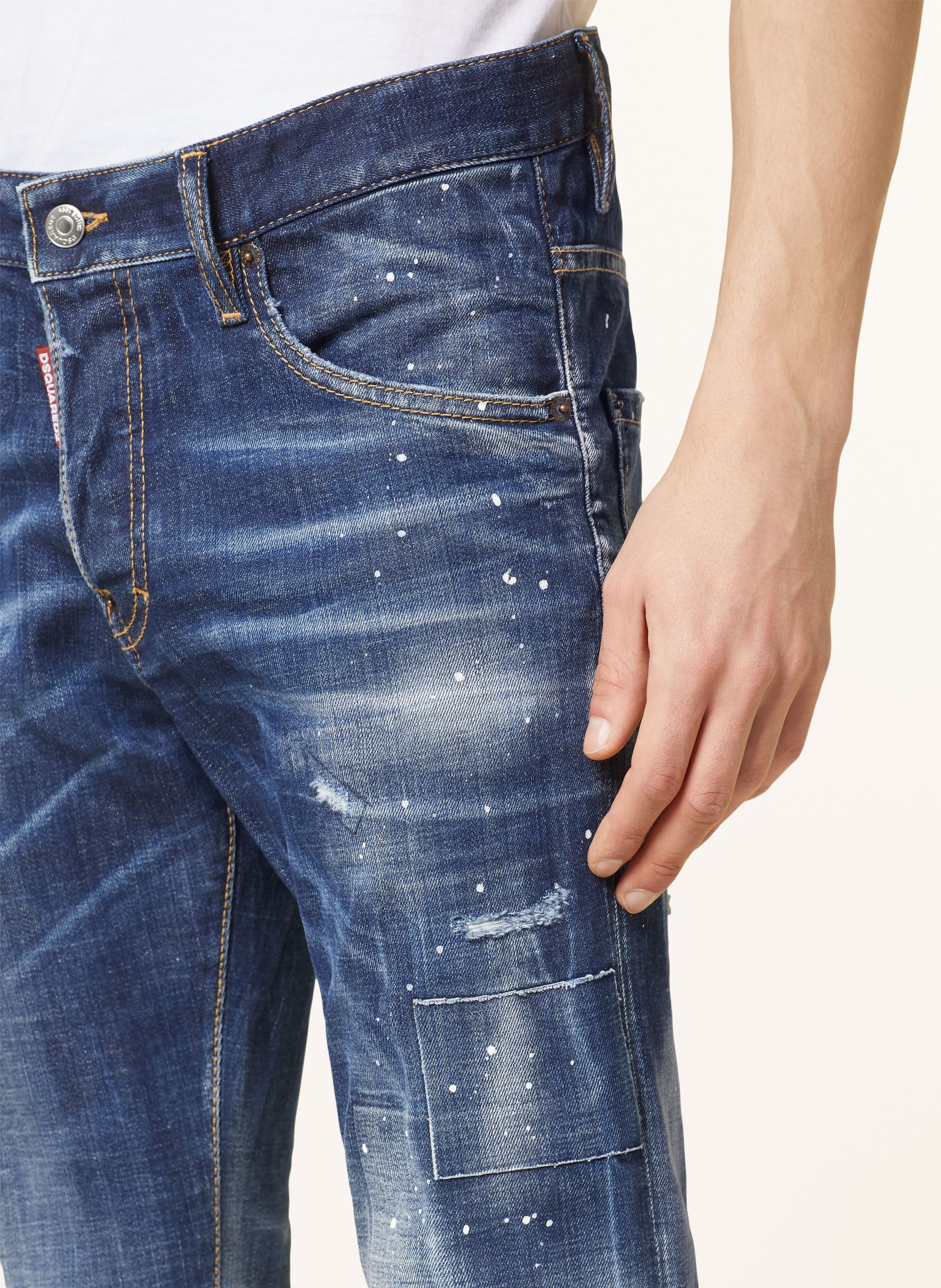 DSQUARED2 Jeans SKATER slim fit, Color: 470 NAVY BLUE (Image 5)