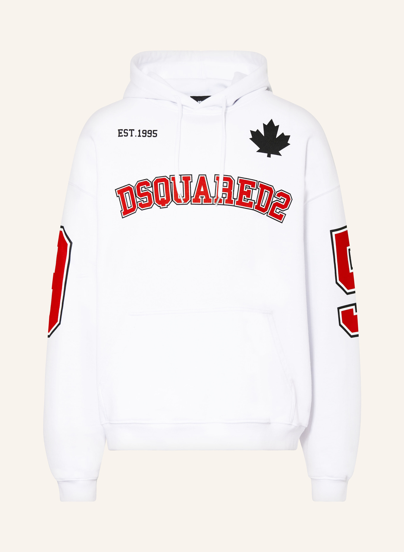 DSQUARED2 Hoodie CATEN 64, Color: WHITE (Image 1)