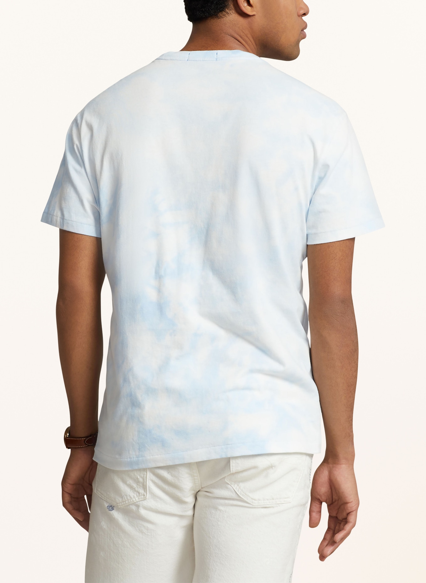 POLO RALPH LAUREN T-shirt, Color: LIGHT BLUE/ WHITE (Image 3)