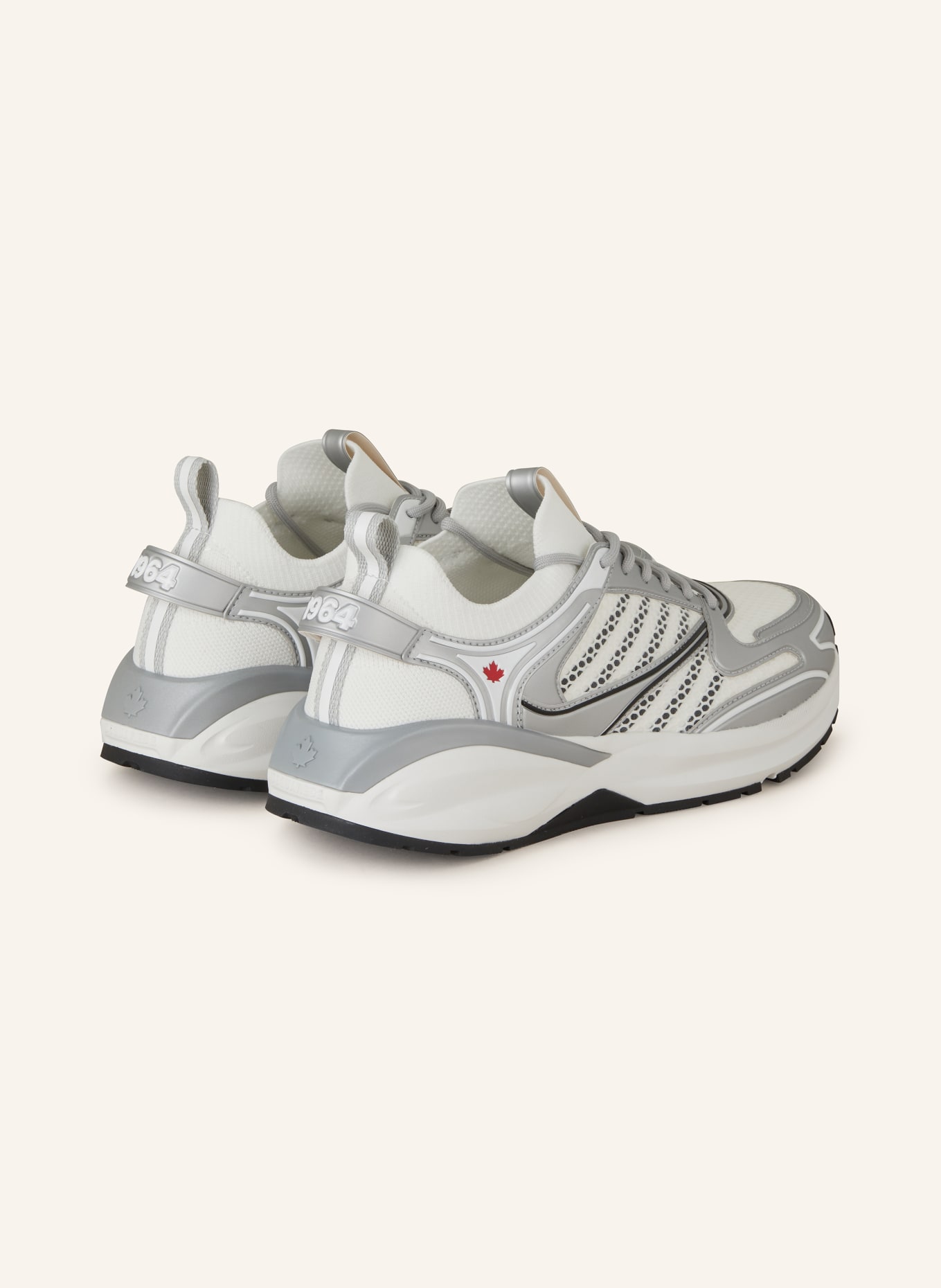 DSQUARED2 Sneakers DASH, Color: WHITE/ SILVER (Image 2)