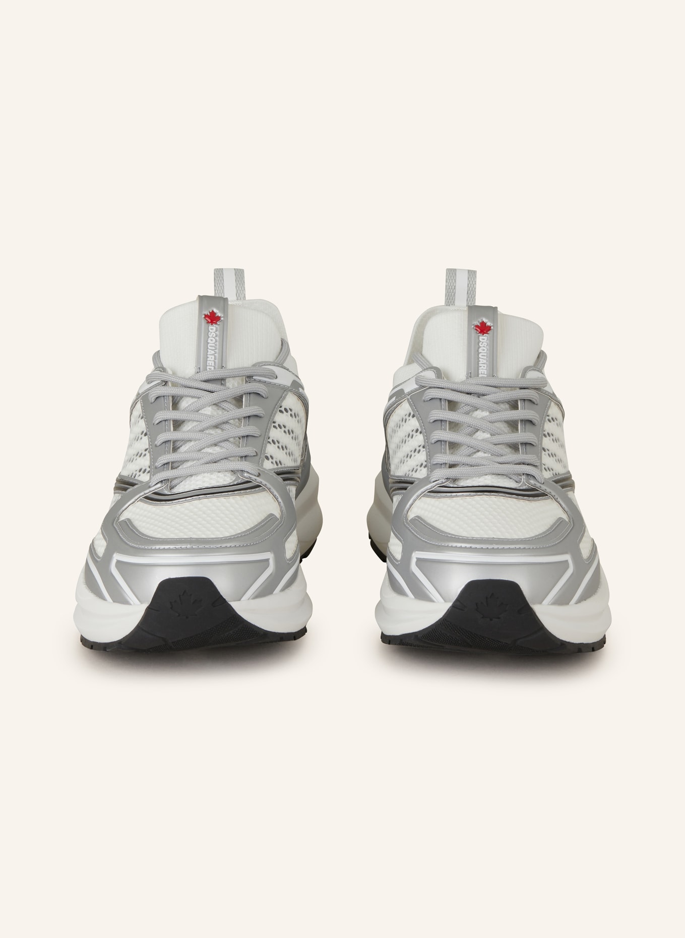 DSQUARED2 Sneakers DASH, Color: WHITE/ SILVER (Image 3)