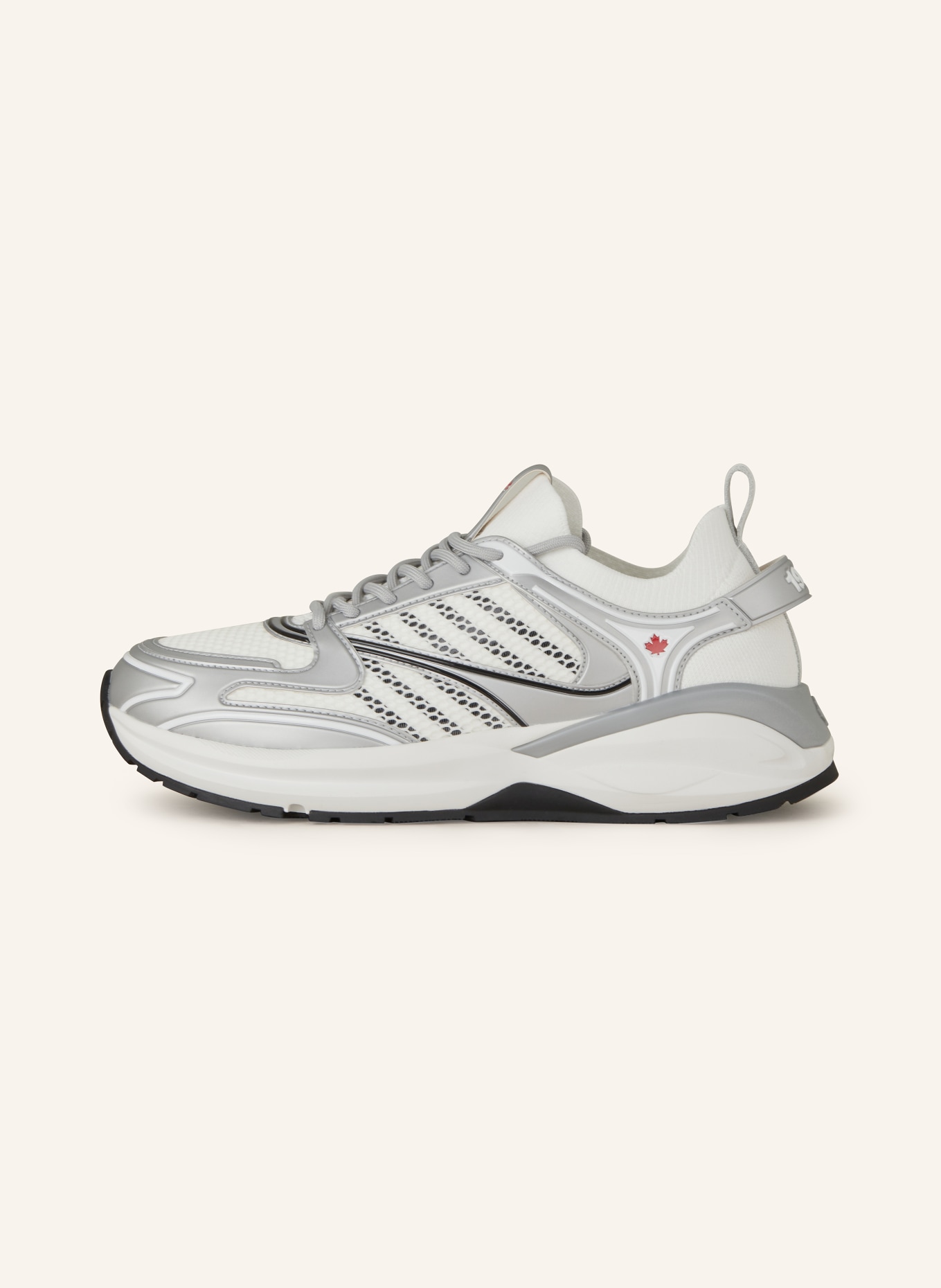DSQUARED2 Sneakers DASH, Color: WHITE/ SILVER (Image 4)