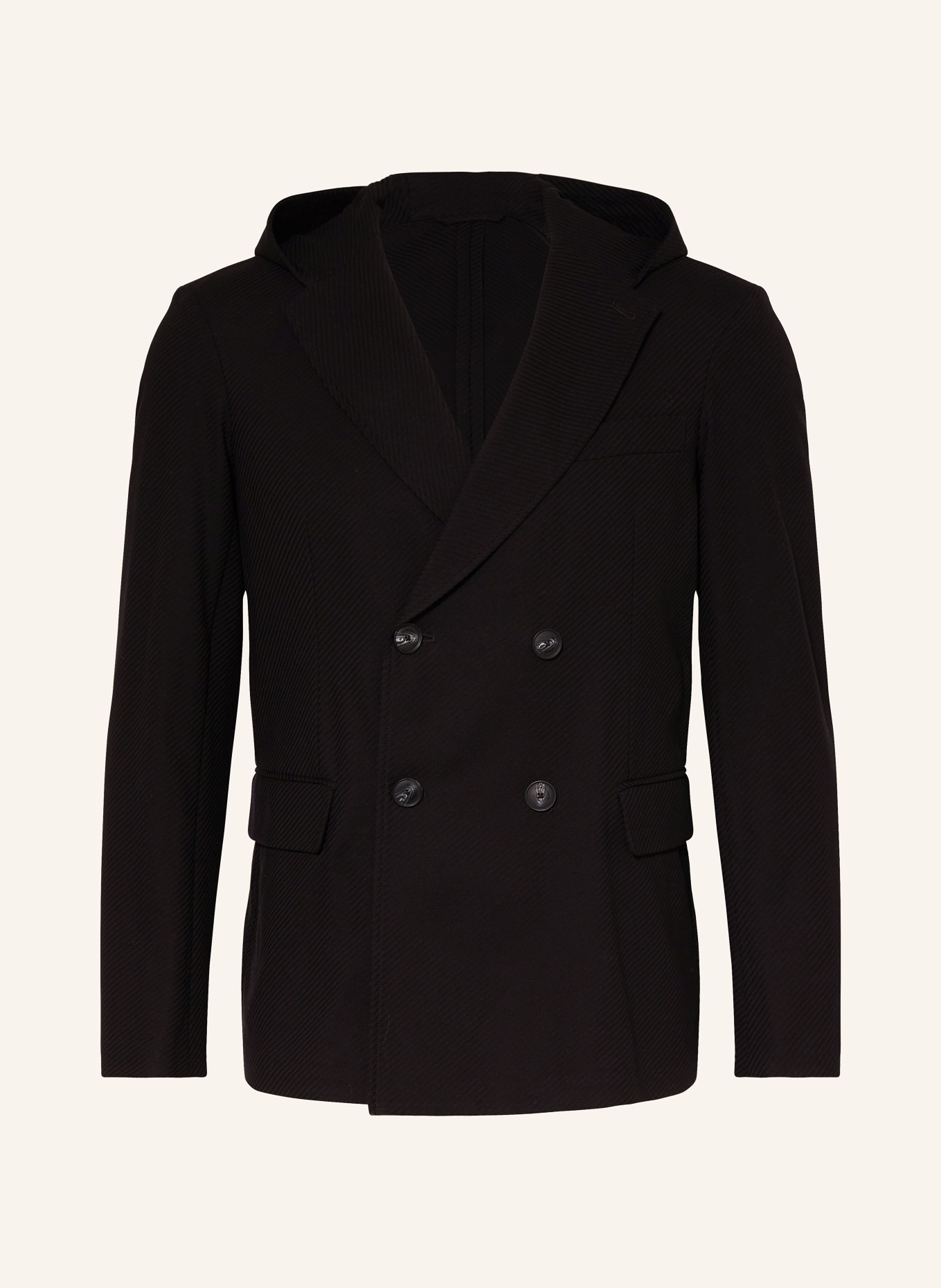 EMPORIO ARMANI Tailored jacket slim fit, Color: BLACK (Image 1)