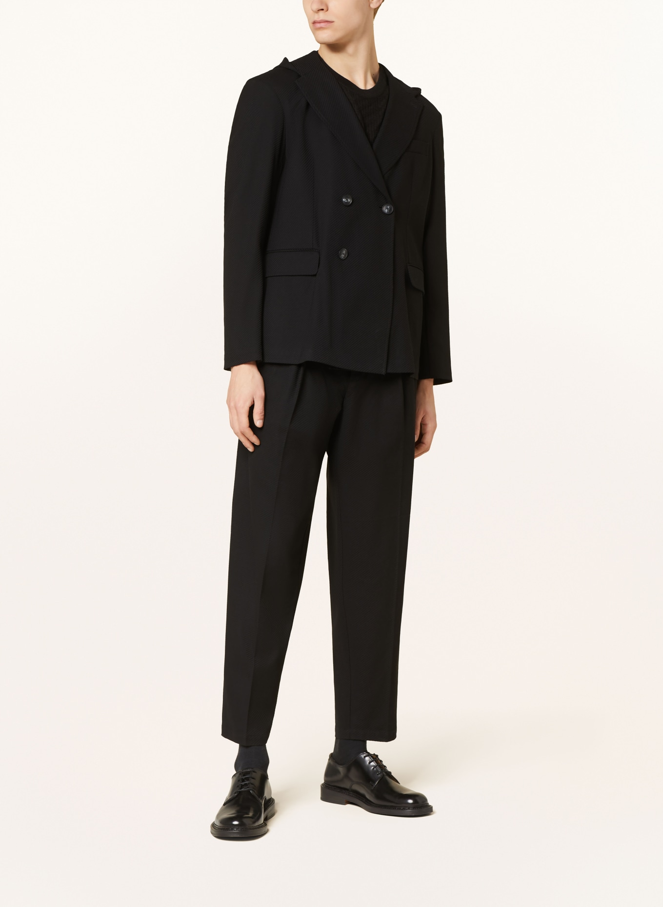 EMPORIO ARMANI Tailored jacket slim fit, Color: BLACK (Image 2)