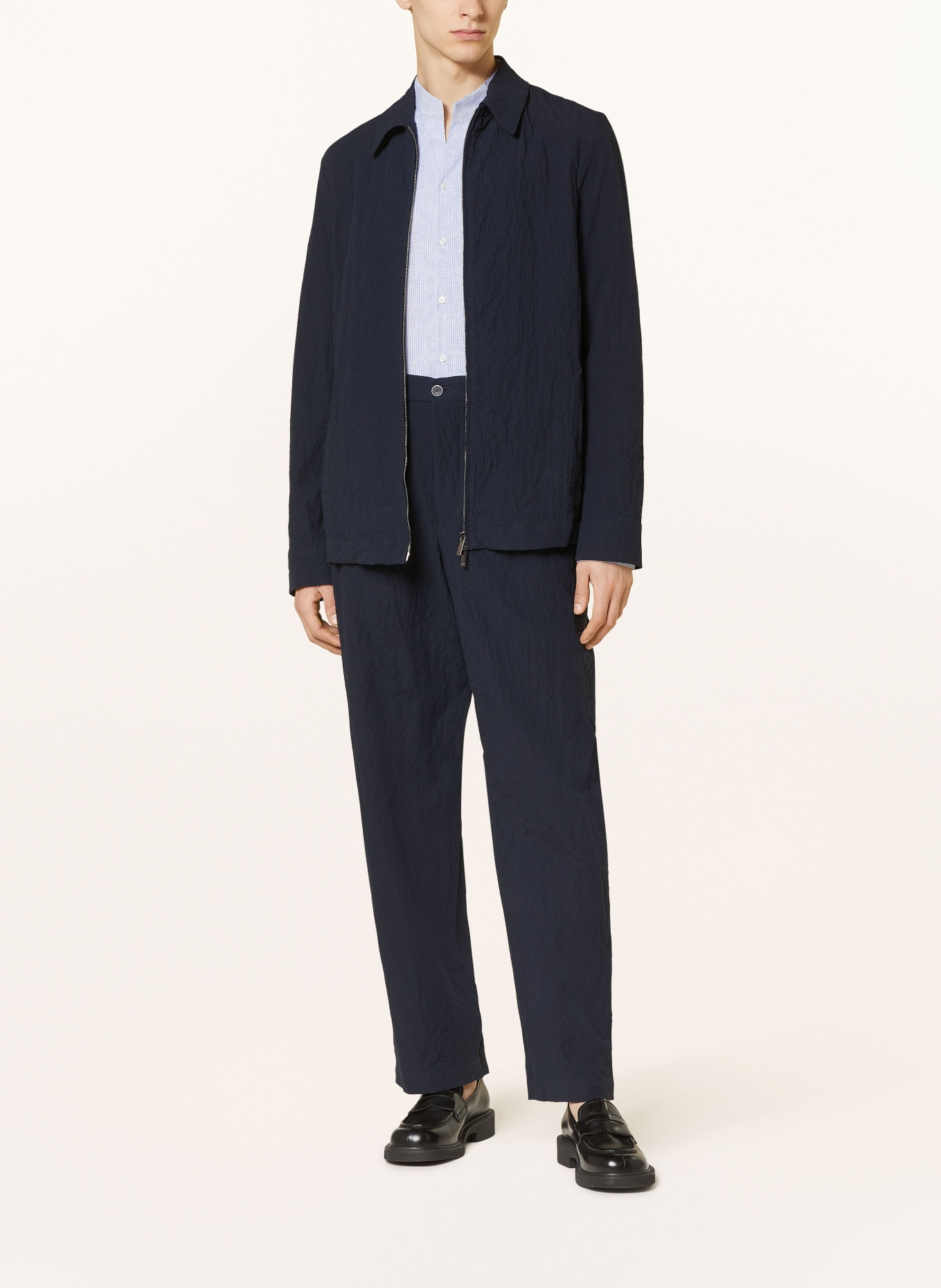 EMPORIO ARMANI Trousers regular fit, Color: DARK BLUE (Image 2)