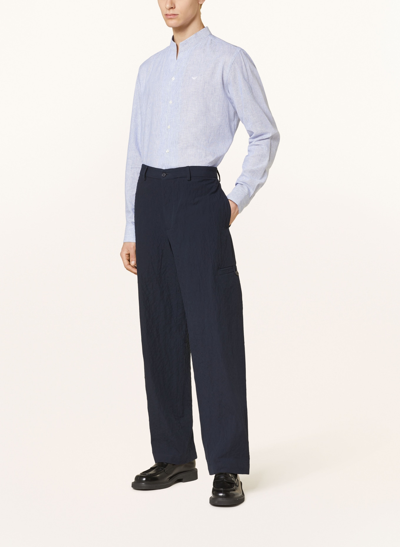 EMPORIO ARMANI Spodnie regular fit, Kolor: GRANATOWY (Obrazek 3)